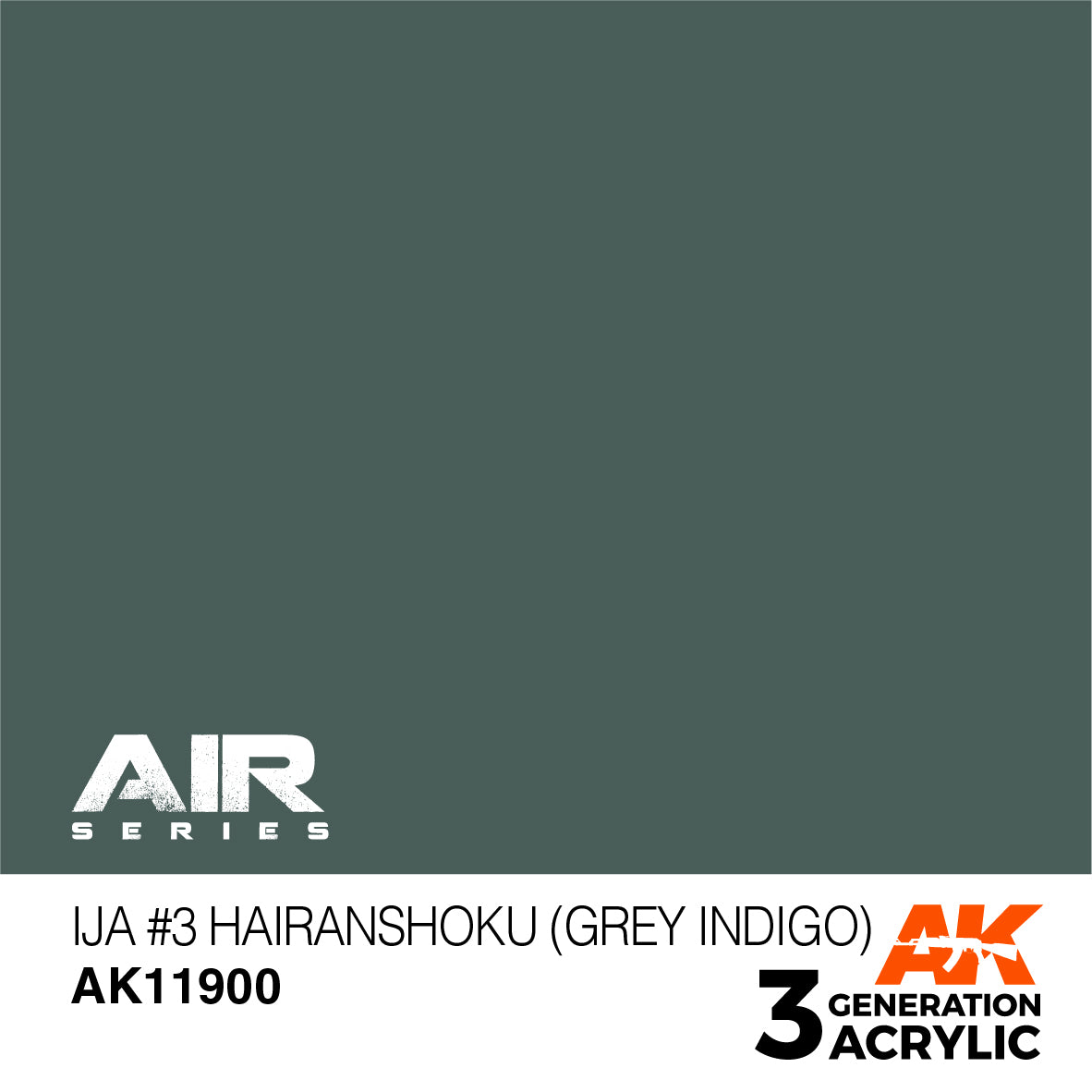 AK Interactive 3G Air - IJA #3 Hairanshoku (Grey Indigo)