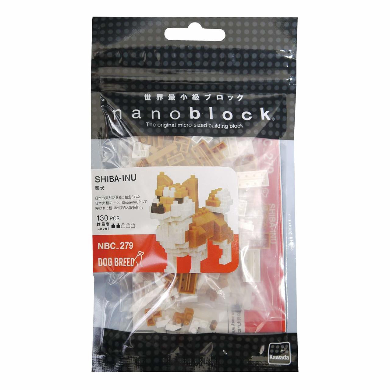 Nanoblock Collection Series Dog Breed (Shiba-Inu) "Dogs"