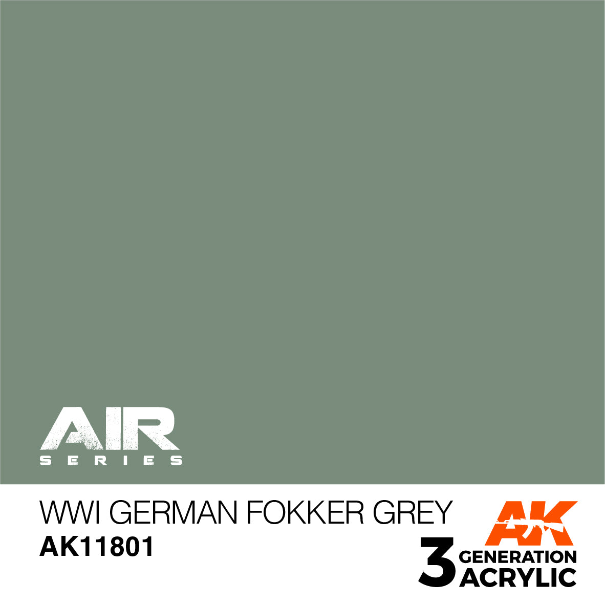 AK Interactive 3G Air - WWI German Fokker Grey