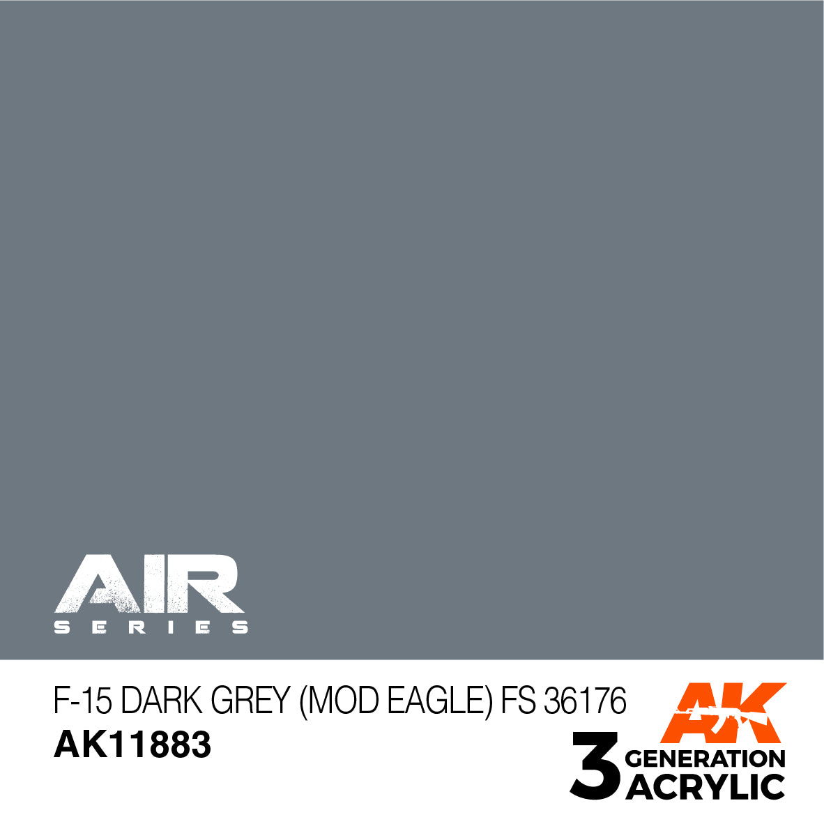 AK Interactive 3G Air - F-15 Dark Grey (Mod Eagle) FS 36176