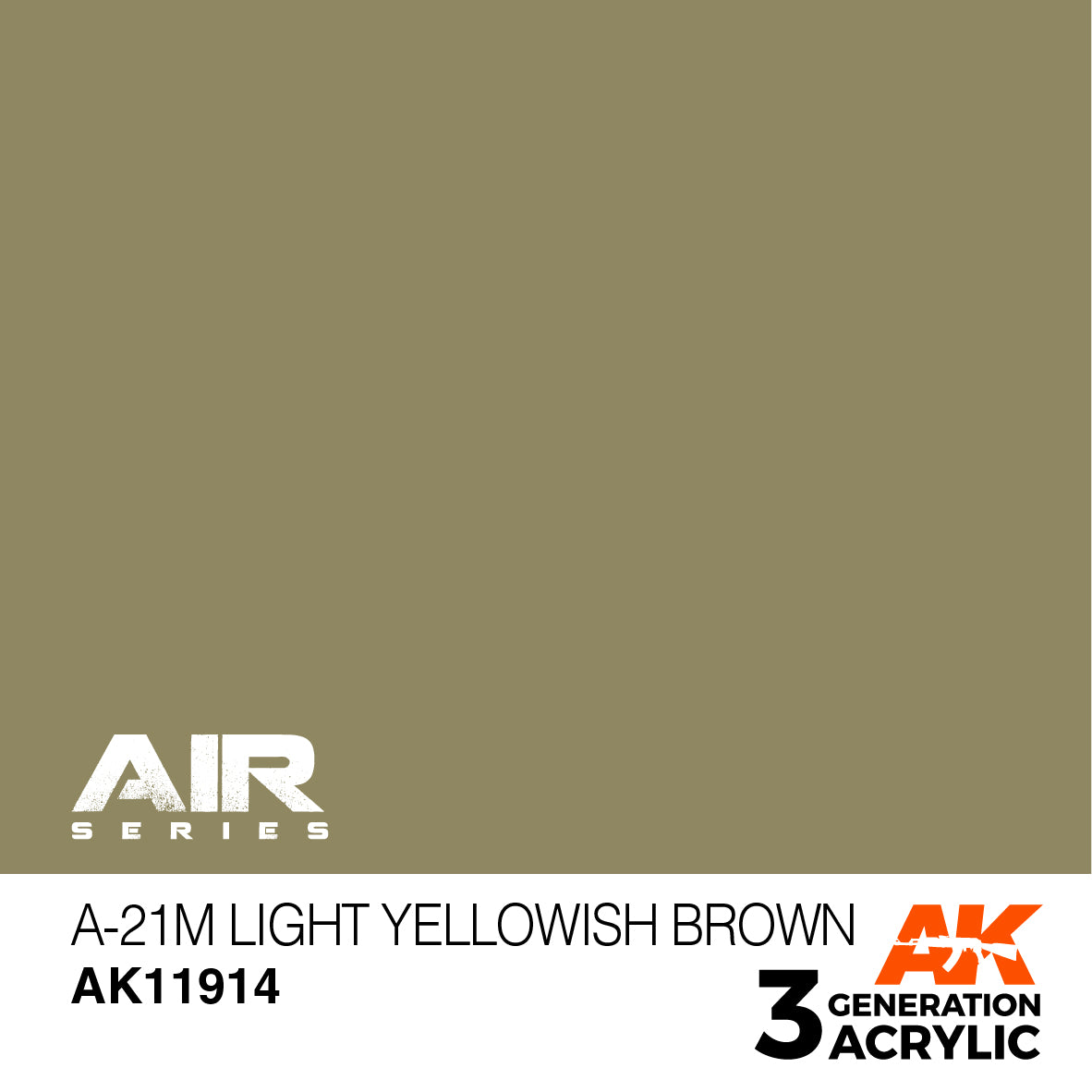 AK Interactive 3G Air - A-21m Light Yellowish Brown