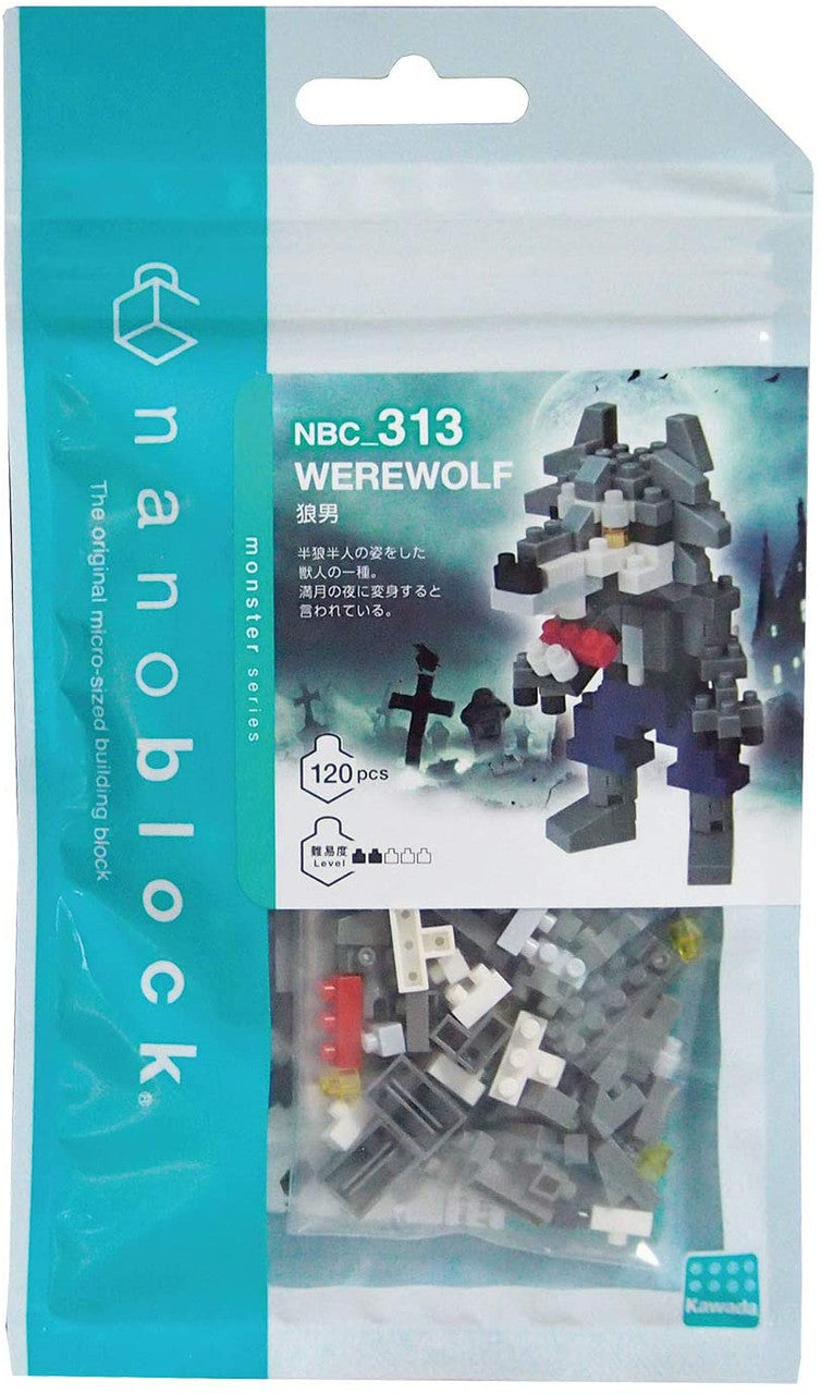 Nanoblock Collection Series (Box/12) Werewolf "Monsters"