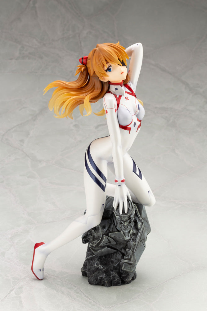 Kotobukiya 1/6 Evangelion:3.0+1.0 Thrice Upon A Time Series Asuka Shikinami Langley White Plugsuit Ver., Pre-Painted PVC Statue