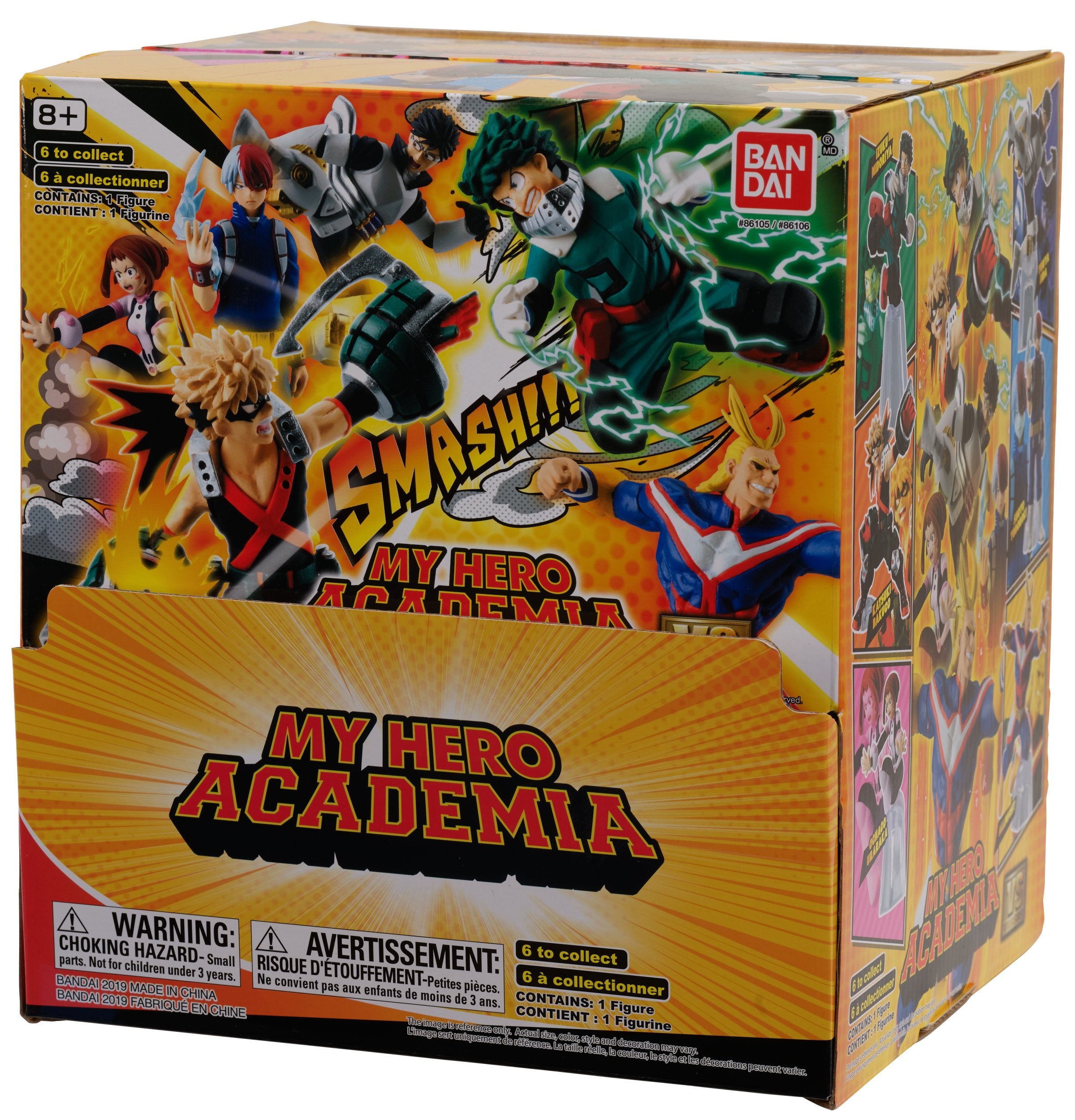 Bandai My Hero Academia Mini-Figure Blind Bag PDQ of 24 packs