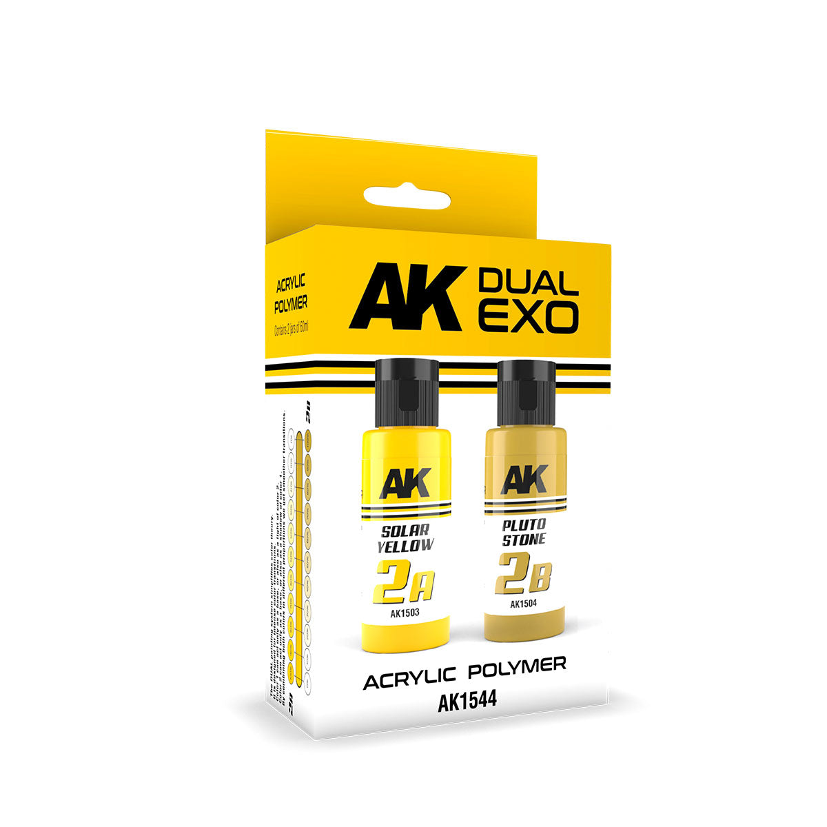 Ak Interactive Solar Yellow & Pluto Stone Dual Exo Paint Set