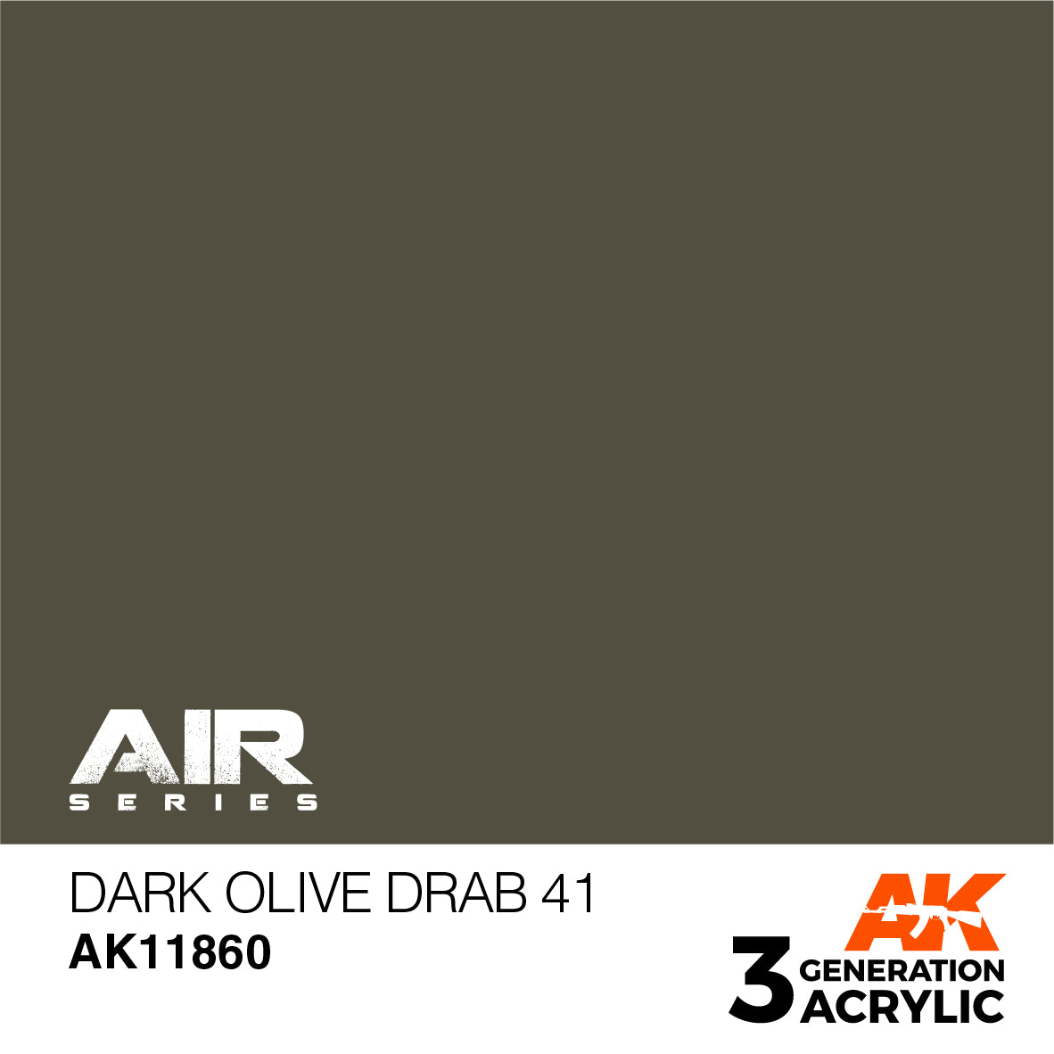 AK Interactive 3G Air - Dark Olive Drab 41