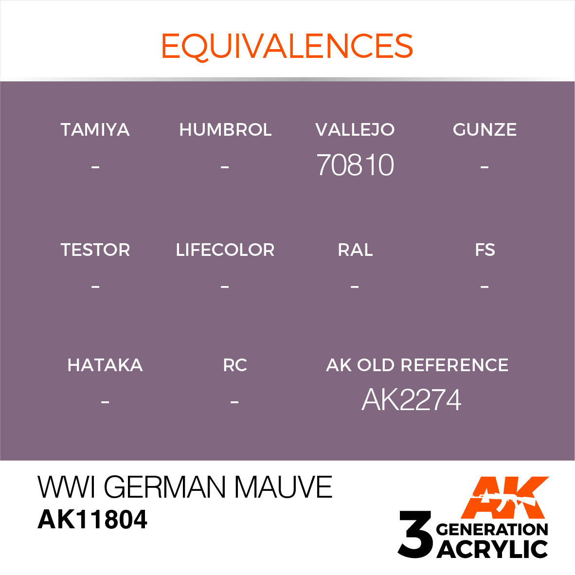 AK Interactive 3G Air - WWI German Mauve