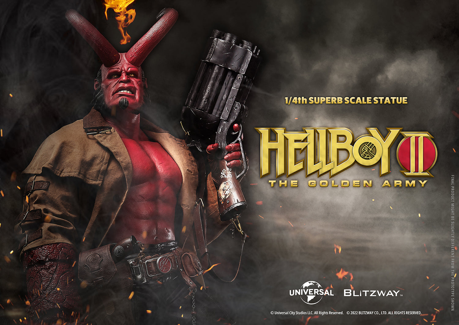 Blitzway 1/4 Superb Scale Statue "Hellboy II: The Golden Army"