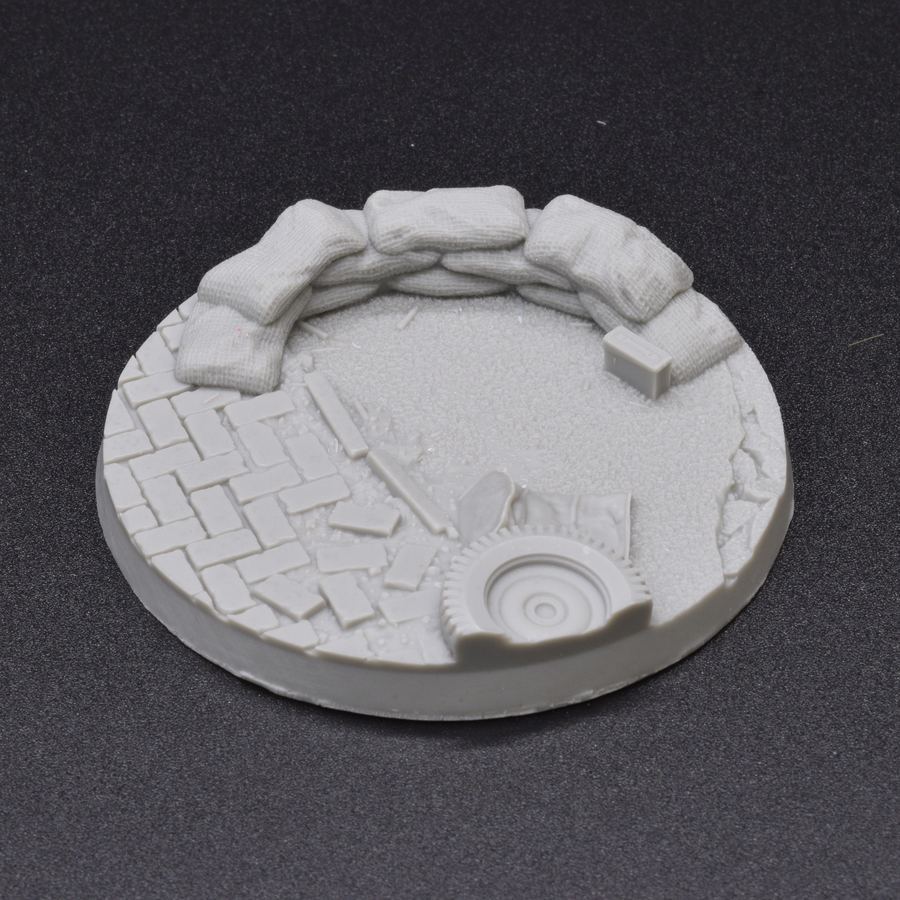 Gamers Grass Resin Bases - Urban Warfare - Round 60mm (x2)