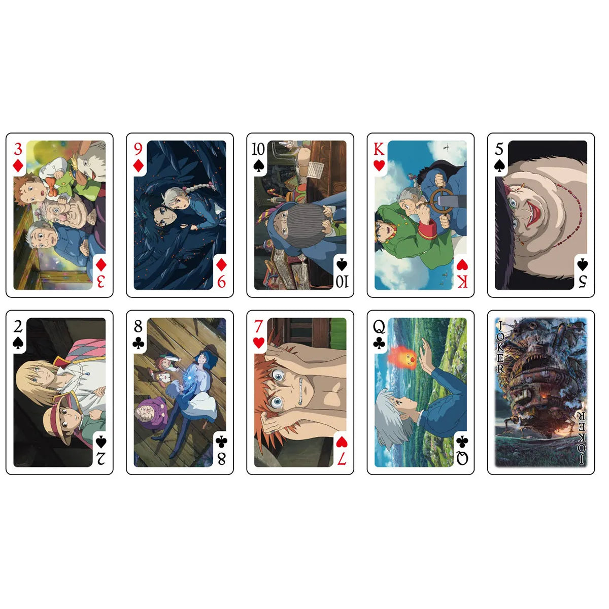 Ensky Playing Cards Howl's Moving Castle Movie Scene Playing Cards "Howl's Moving Castle"