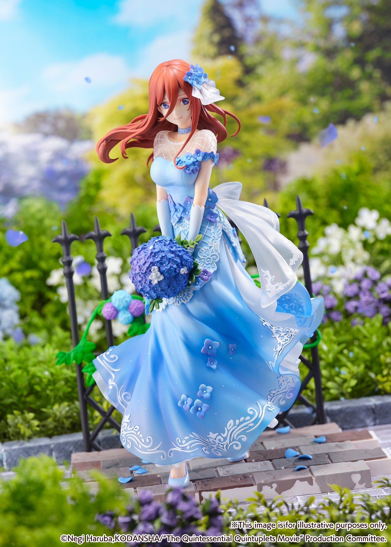 eStream Miku Nakano -Floral Dress Ver.- (SHIBUYA SCRAMBLE FIGURE)