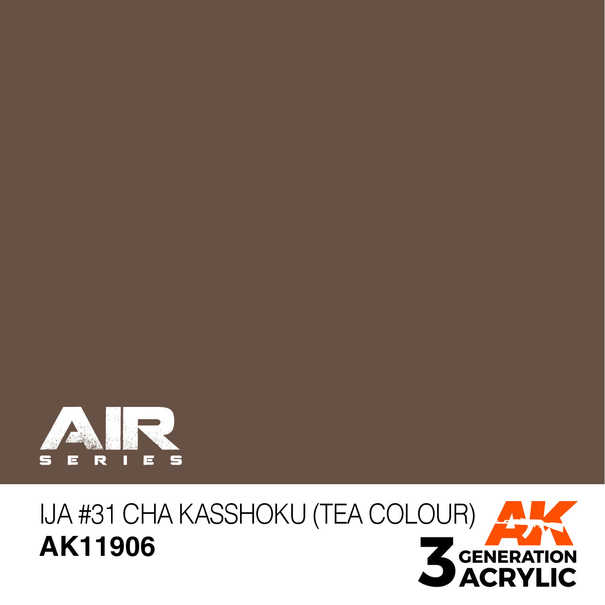 AK Interactive 3G Air - IJA #31 Cha Kasshoku (Tea Colour)