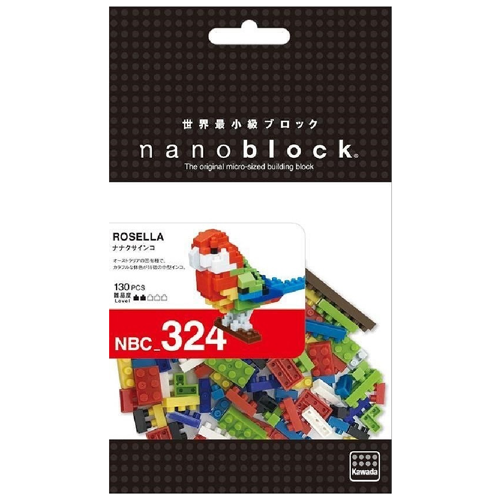 Nanoblock Collection Series, Rosella "Birds"