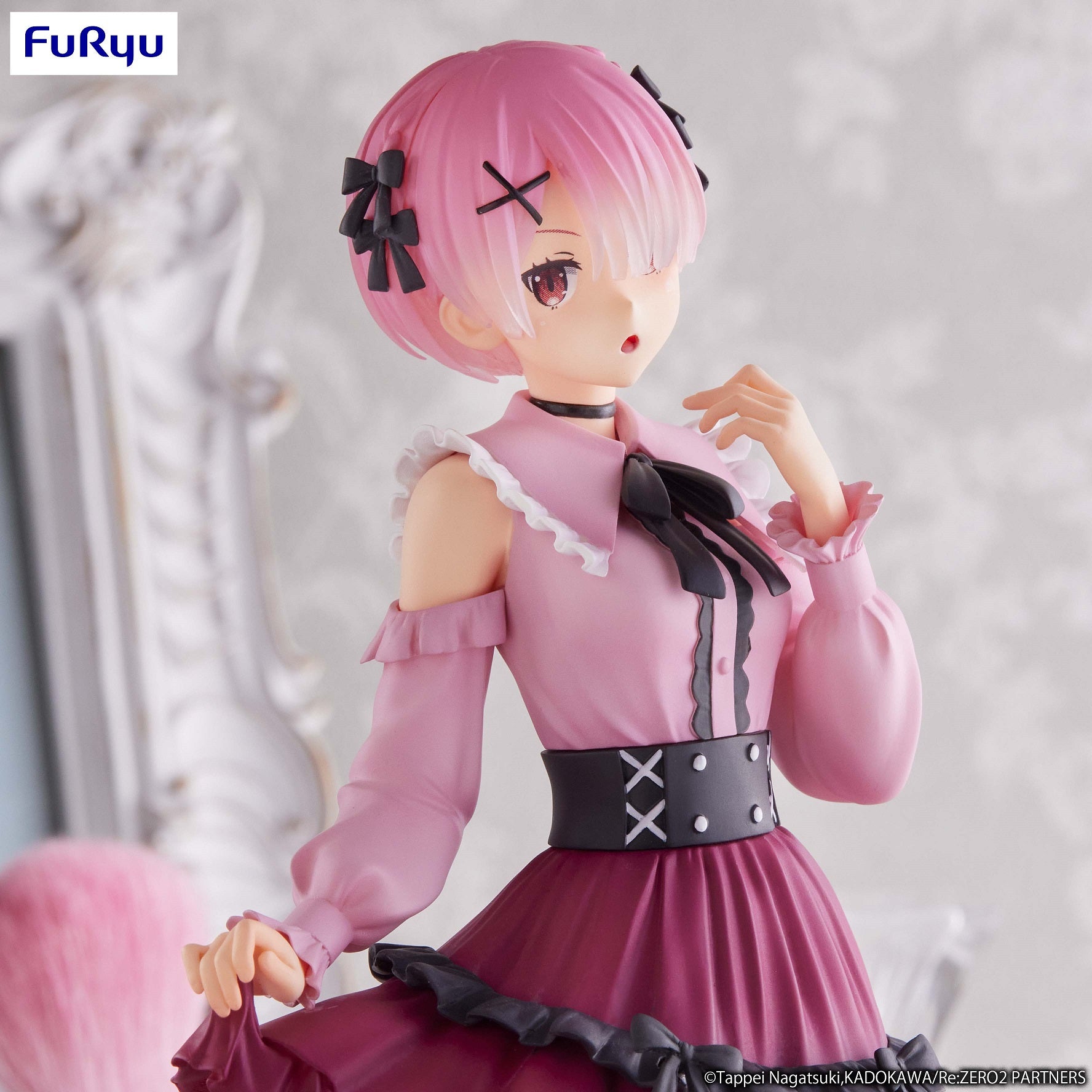 FURYU Corporation Re:ZERO -Starting Life in Another World- Trio-Try-iT Figure -Ram Girly Outfit-