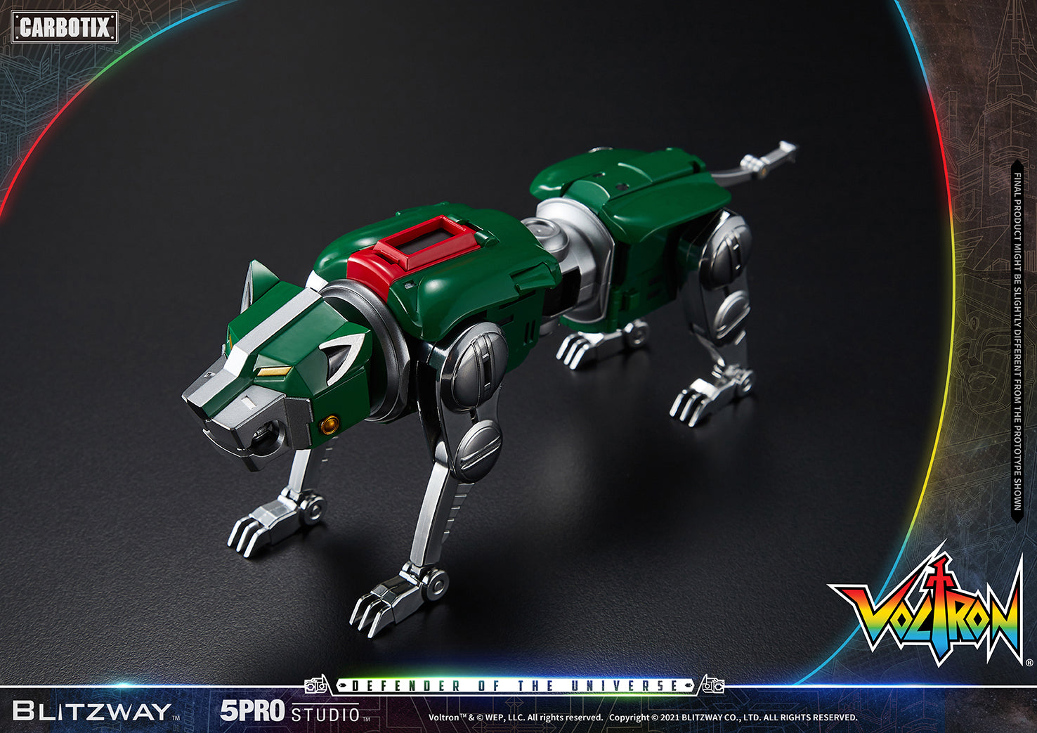 Blitzway 'Voltron' 5Pro Studio CARBOTIX Series, Action Figure