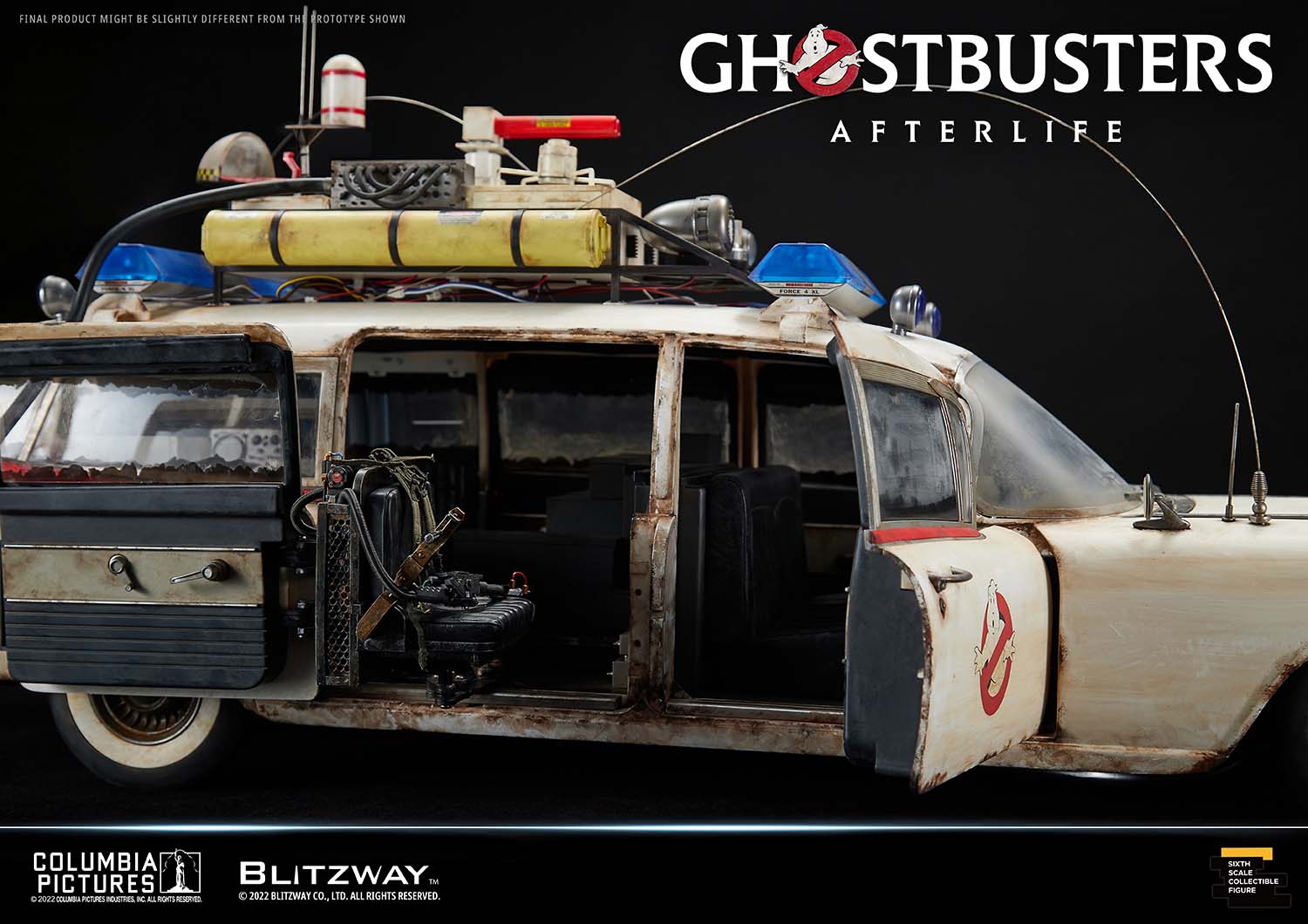 Blitzway 1/6 Scale Vehicle ECTO-1 "Ghostbusters: Afterlife"