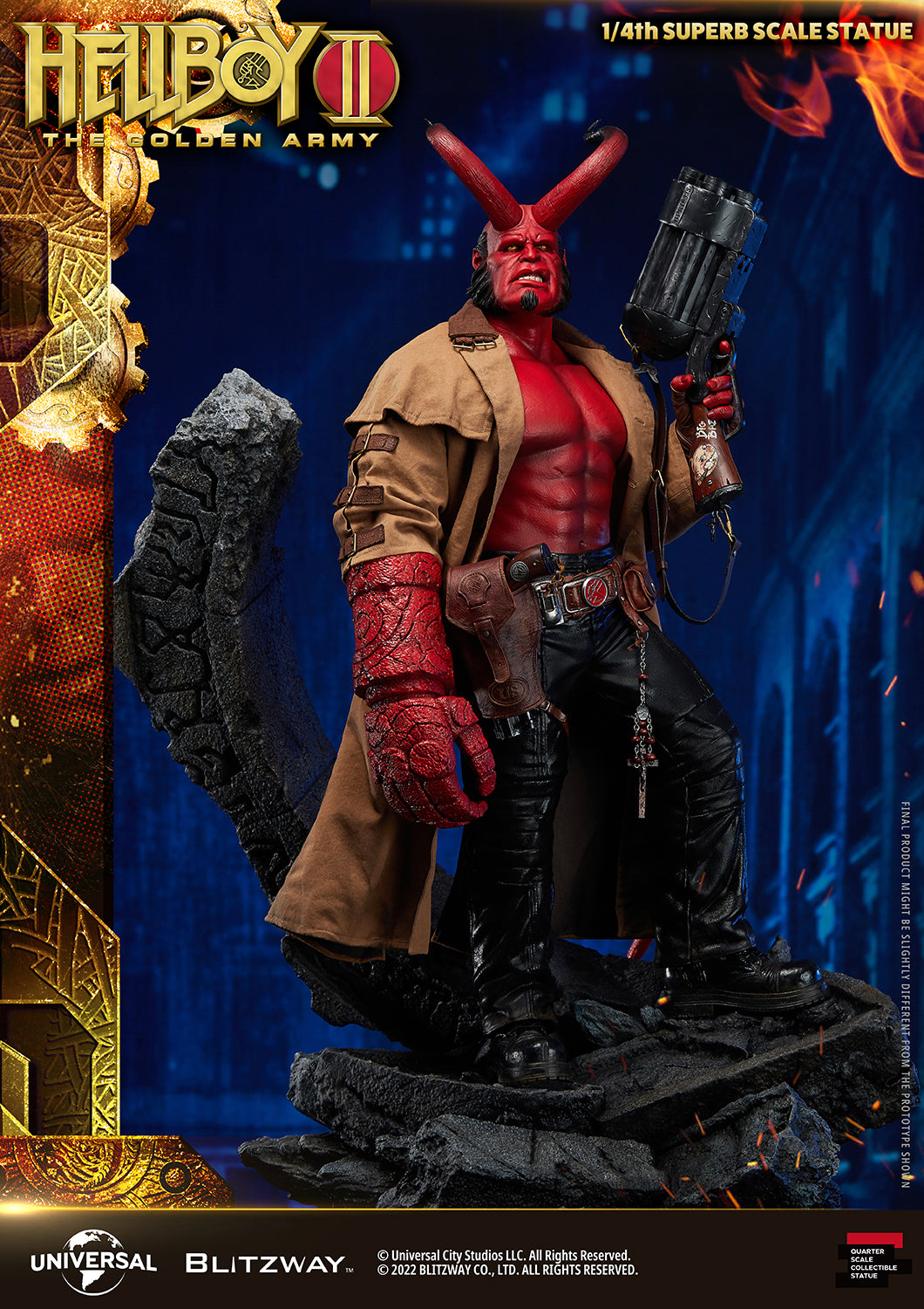 Blitzway 1/4 Superb Scale Statue "Hellboy II: The Golden Army"