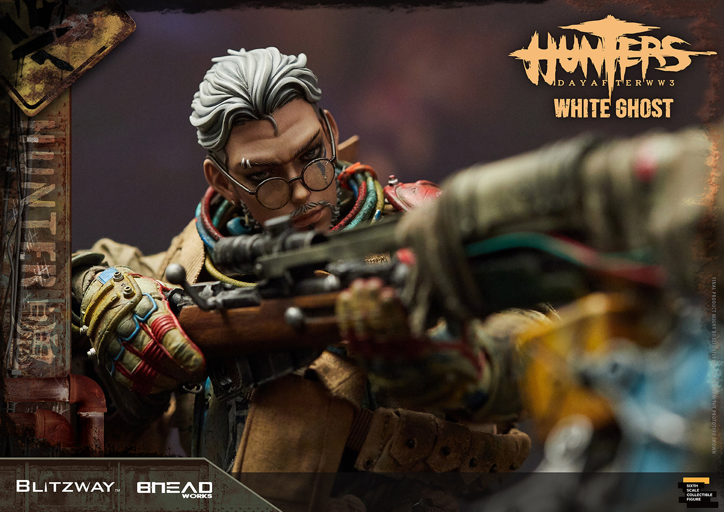 Blitzway 1/6 White Ghost "HUNTERS : Day After WWlll", Action Figure