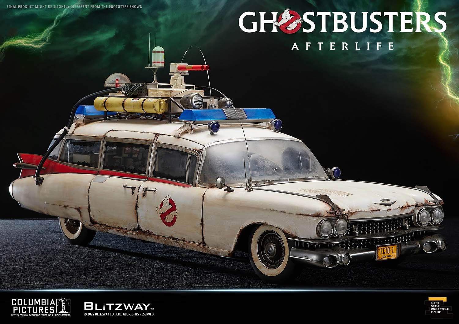 Blitzway 1/6 Scale Vehicle ECTO-1 "Ghostbusters: Afterlife"