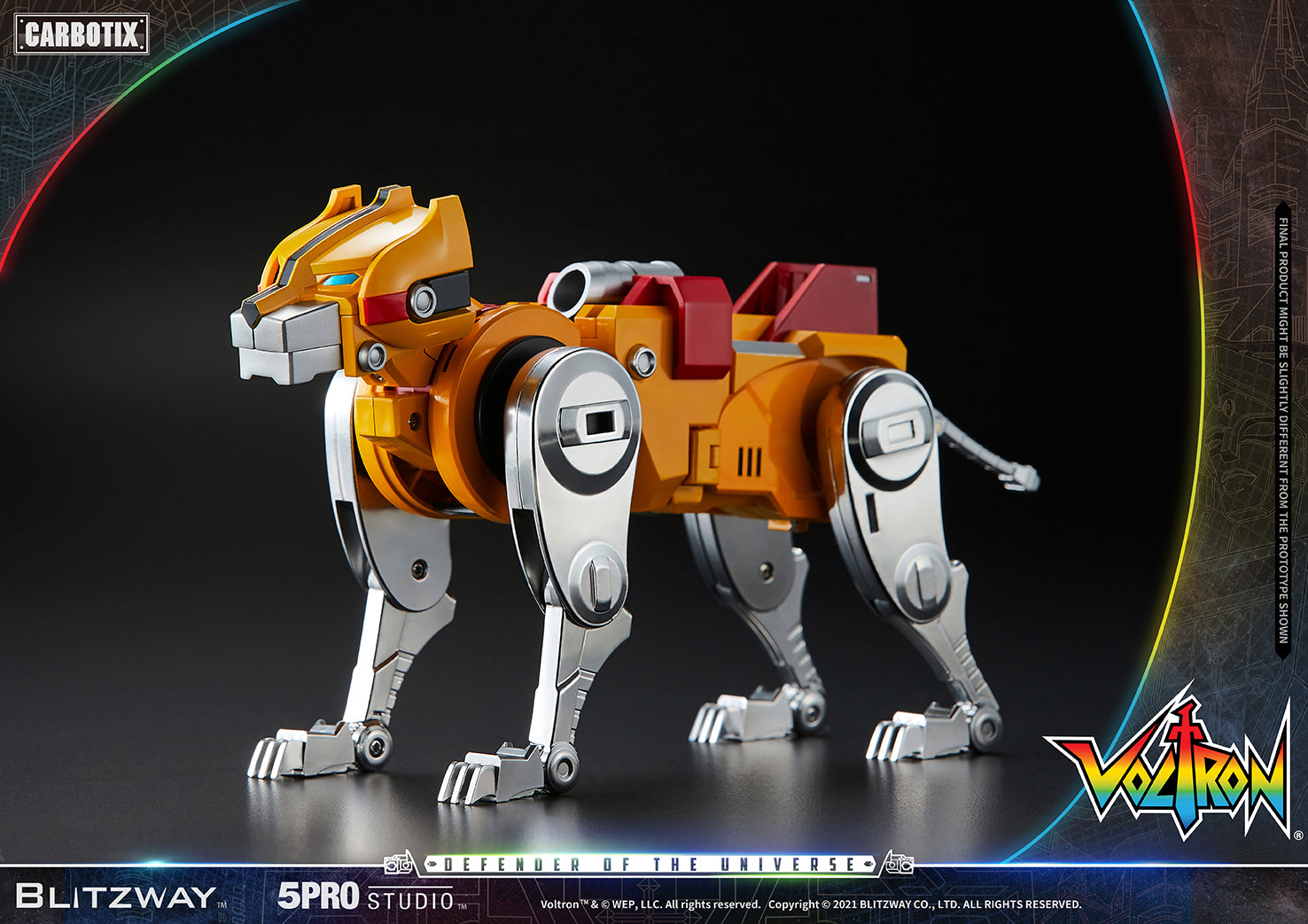 Blitzway 'Voltron' 5Pro Studio CARBOTIX Series, Action Figure