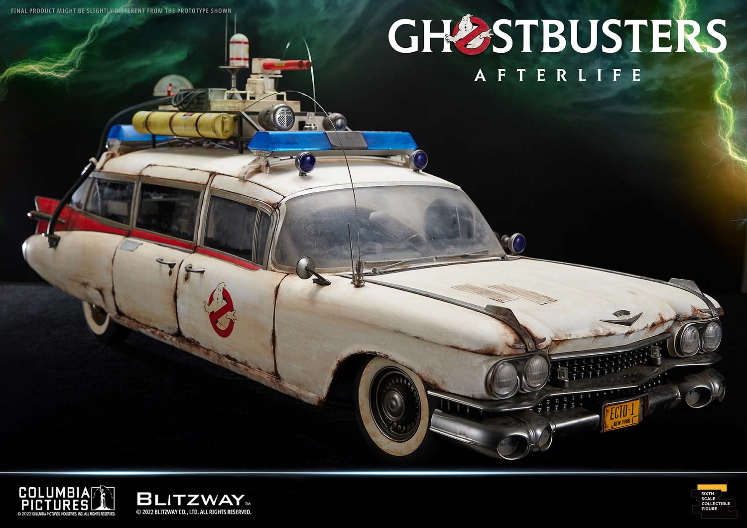 Blitzway 1/6 Scale Vehicle ECTO-1 "Ghostbusters: Afterlife"