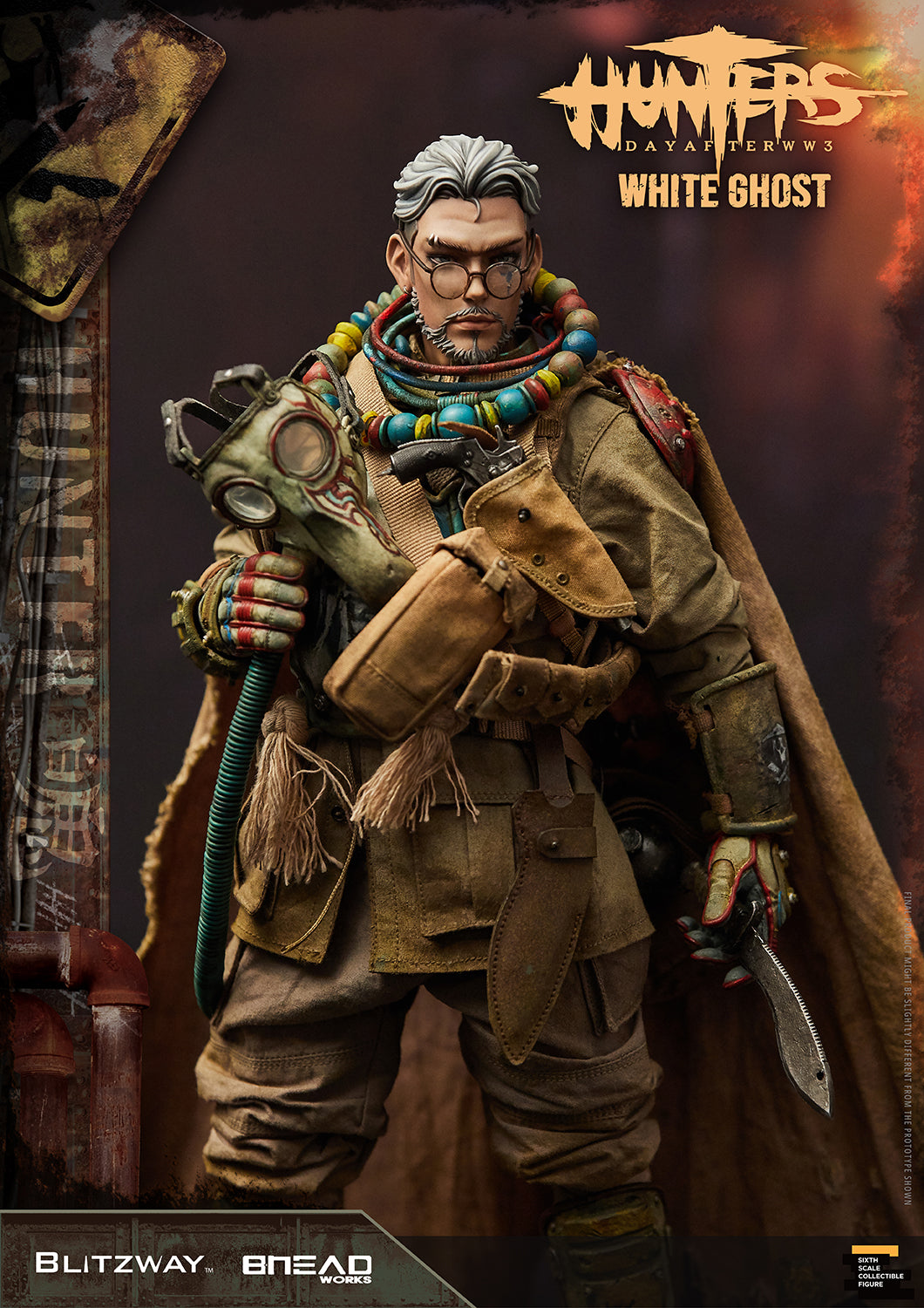 Blitzway 1/6 White Ghost "HUNTERS : Day After WWlll", Action Figure