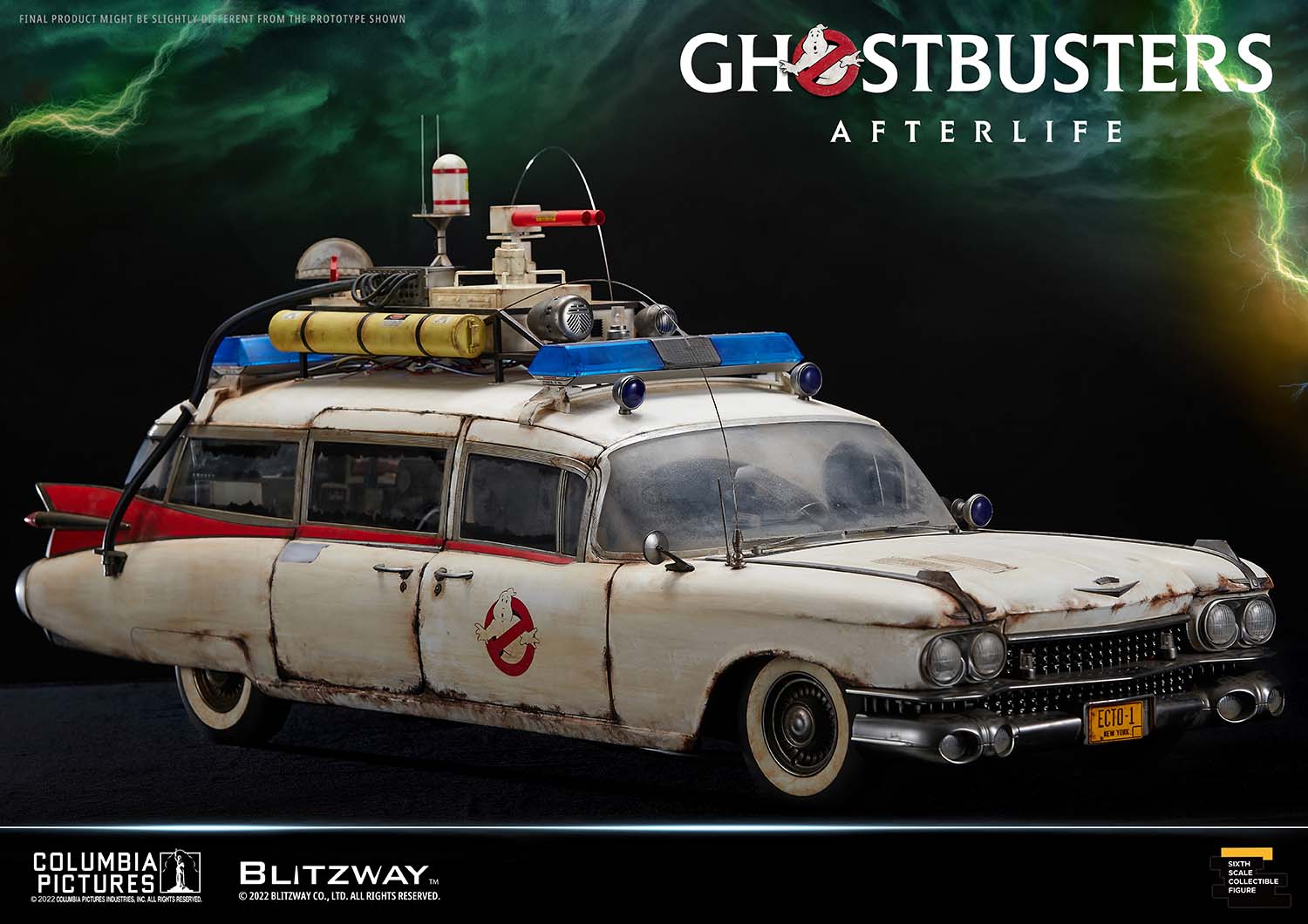 Blitzway 1/6 Scale Vehicle ECTO-1 "Ghostbusters: Afterlife"