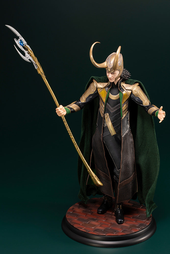 Kotobukiya 1/6 Marvel Avengers Movie Loki Artfx, Pre-Painted PVC Statue