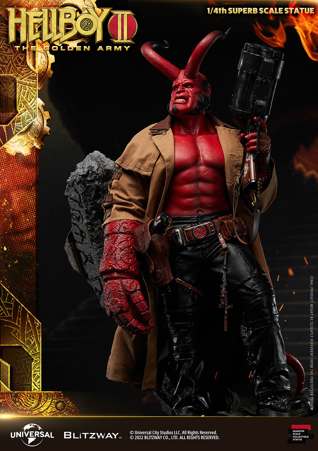 Blitzway 1/4 Superb Scale Statue "Hellboy II: The Golden Army"