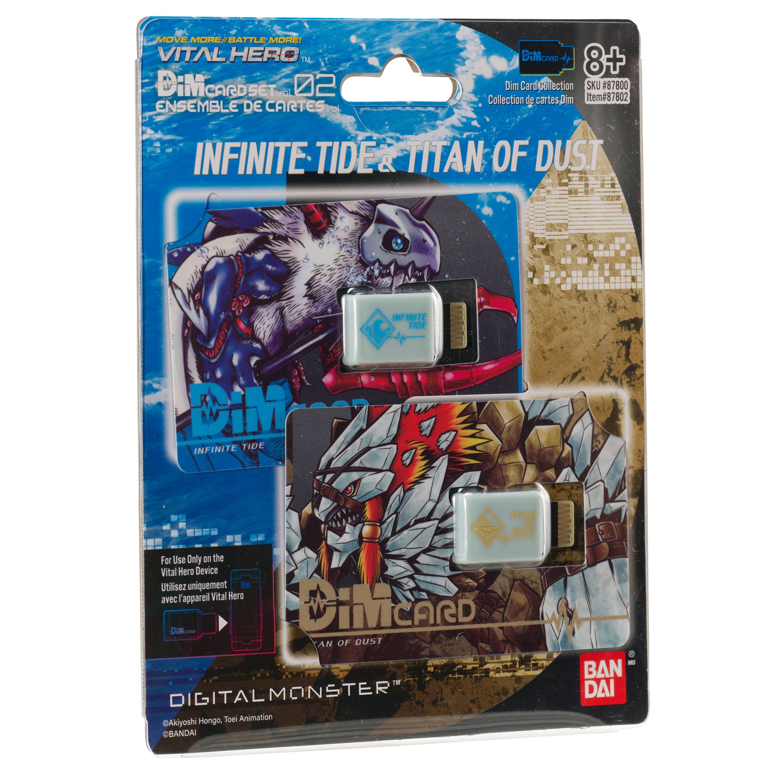 Bandai X Vital Hero DIM Card Two Pack (Infinite Tide & Titan of Dust)