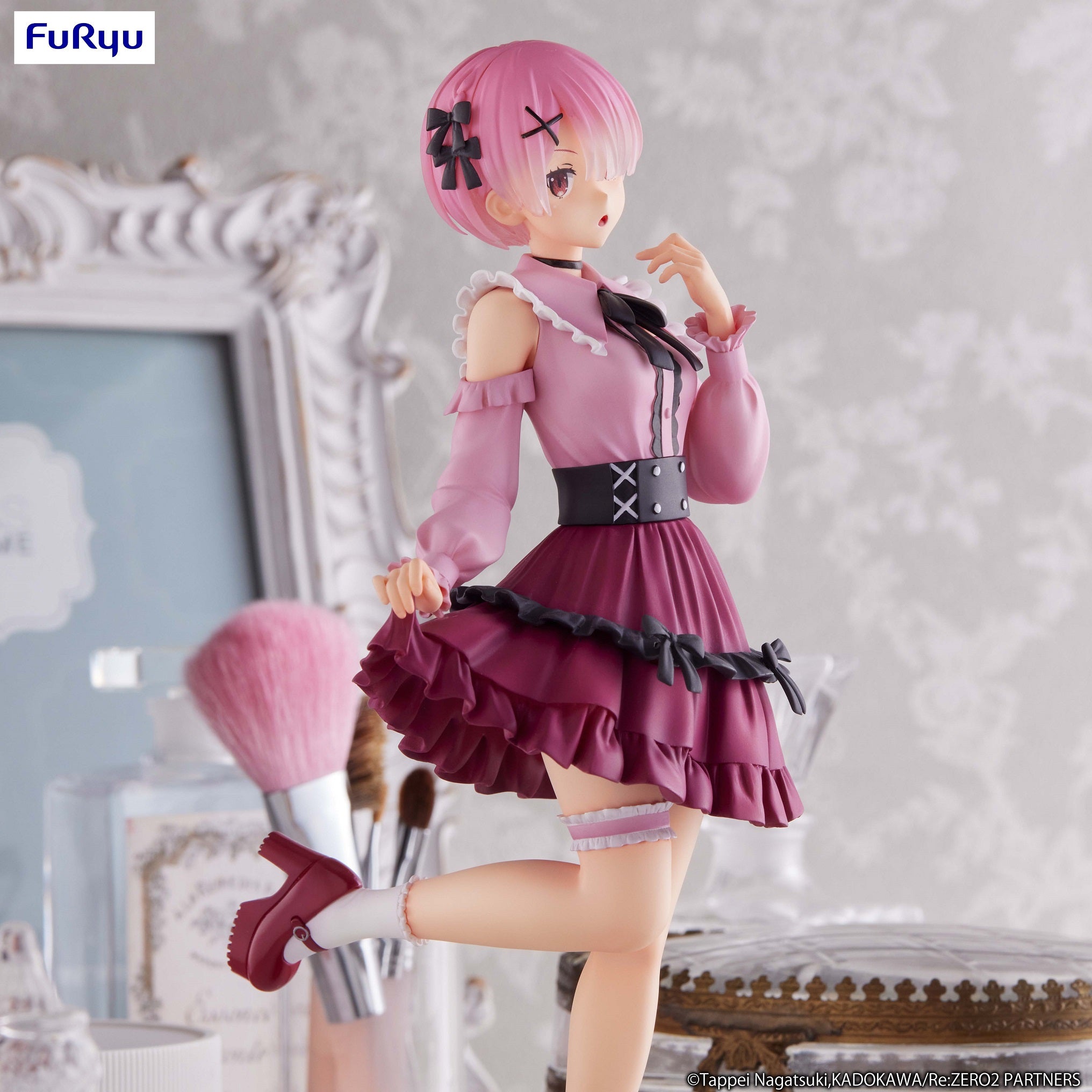 FURYU Corporation Re:ZERO -Starting Life in Another World- Trio-Try-iT Figure -Ram Girly Outfit-