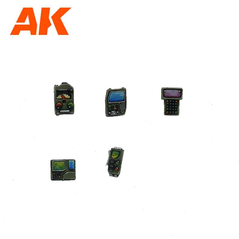 AK Interactive Control Stage Wargame Set 100% Polyurethane Resin Compatible With 30-35MM Scale