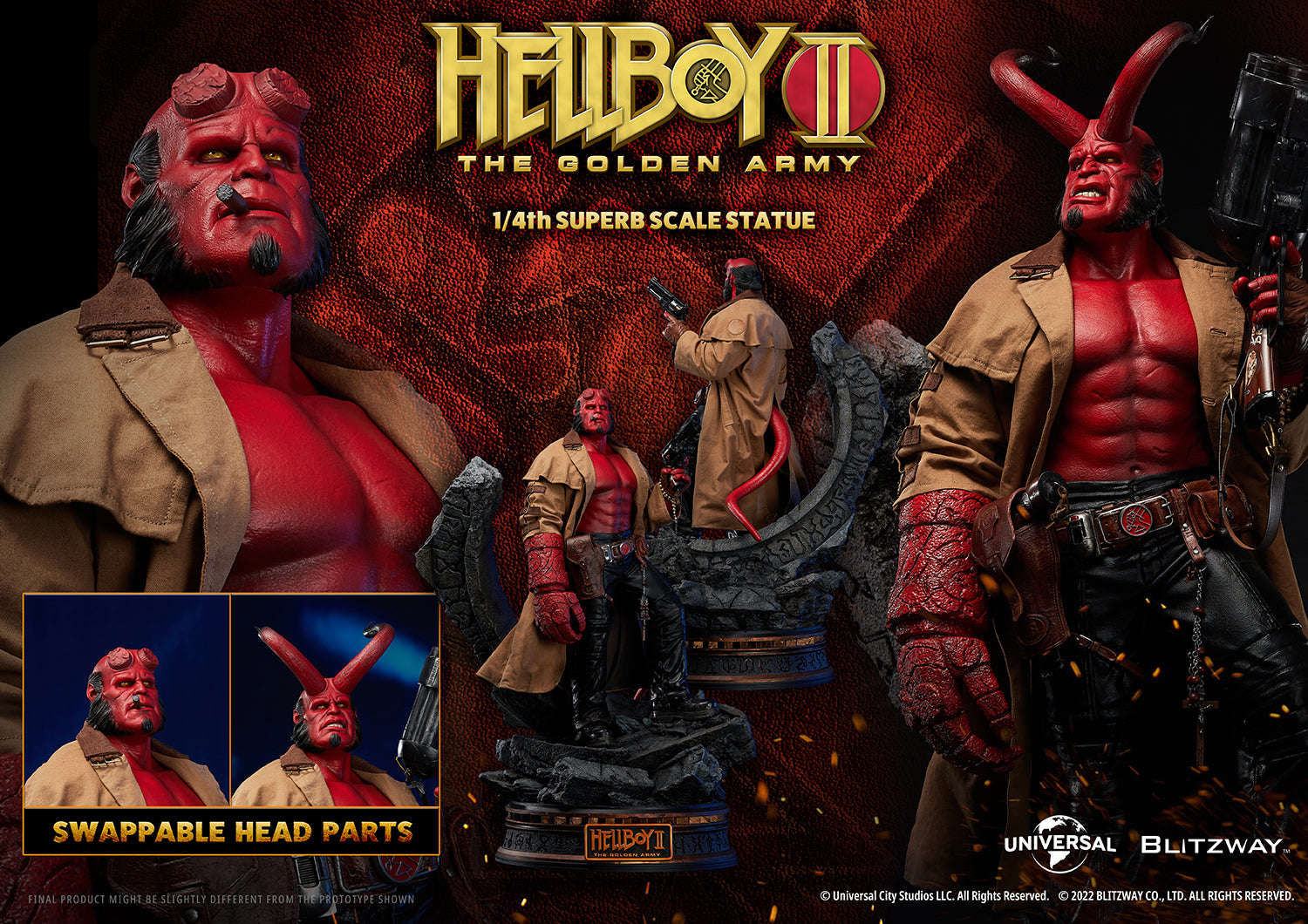 Blitzway 1/4 Superb Scale Statue "Hellboy II: The Golden Army"