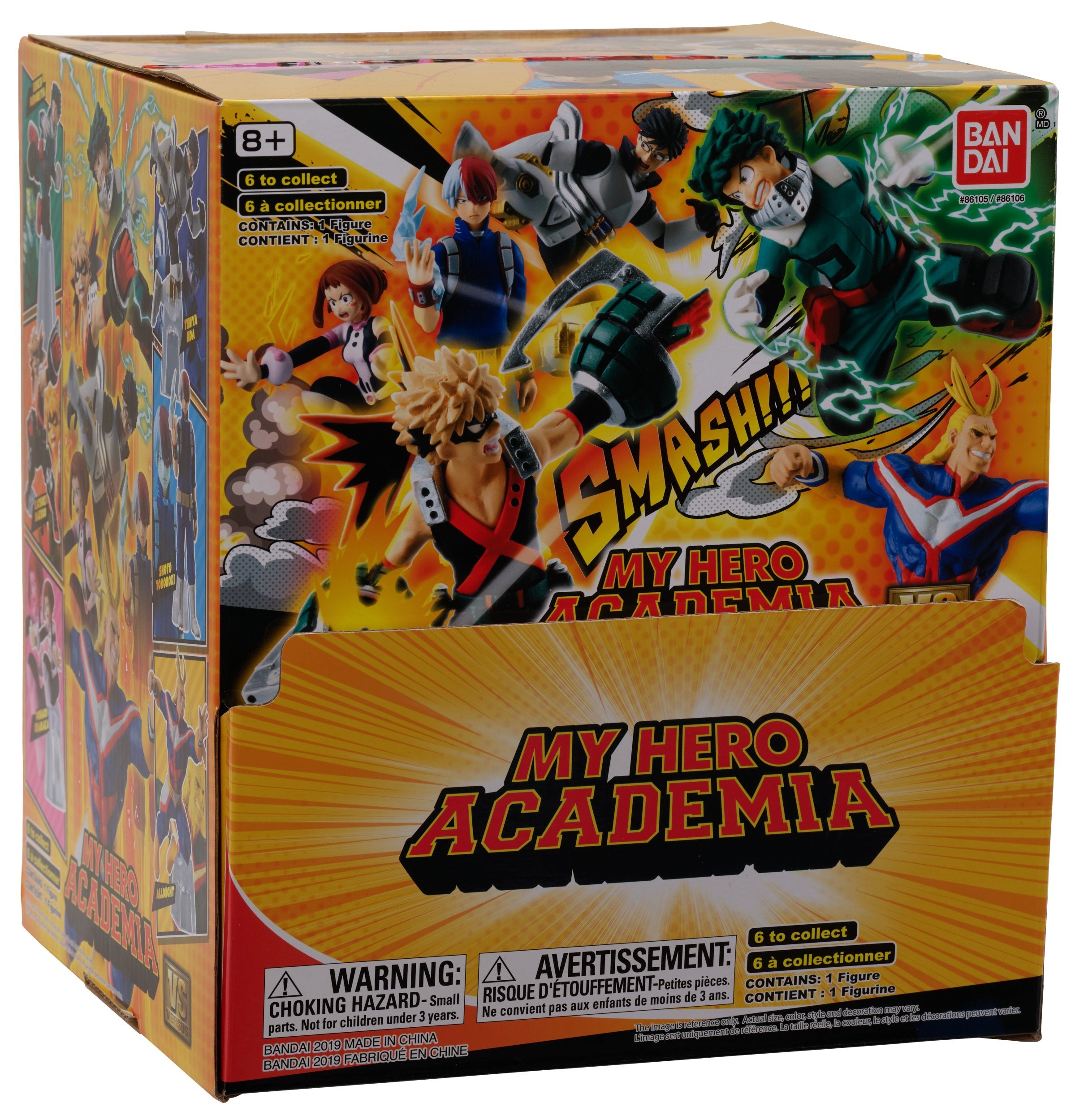 Bandai My Hero Academia Mini-Figure Blind Bag PDQ of 24 packs