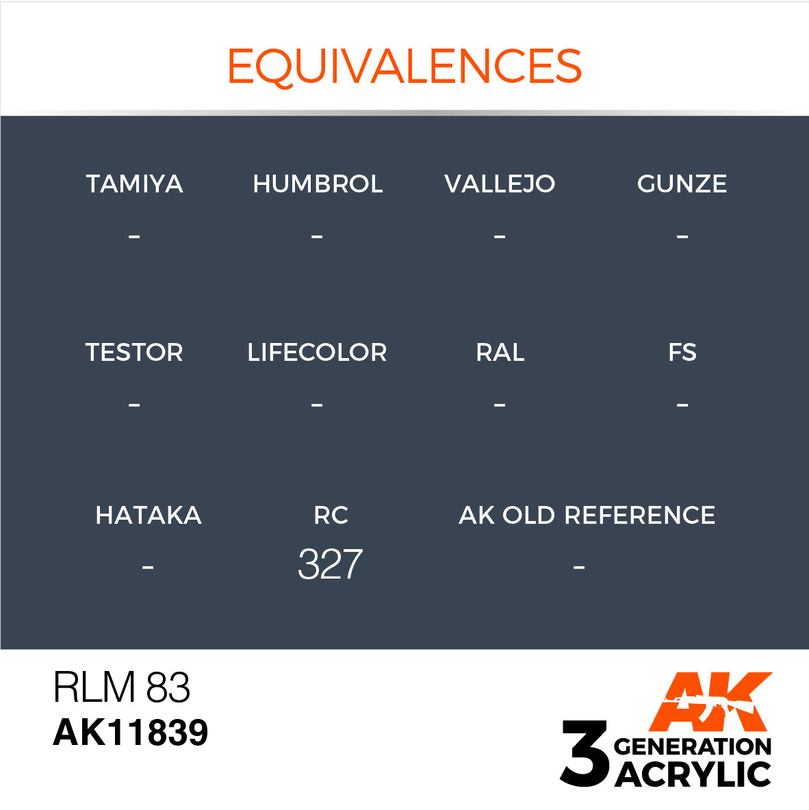 AK Interactive 3G Air - RLM 83