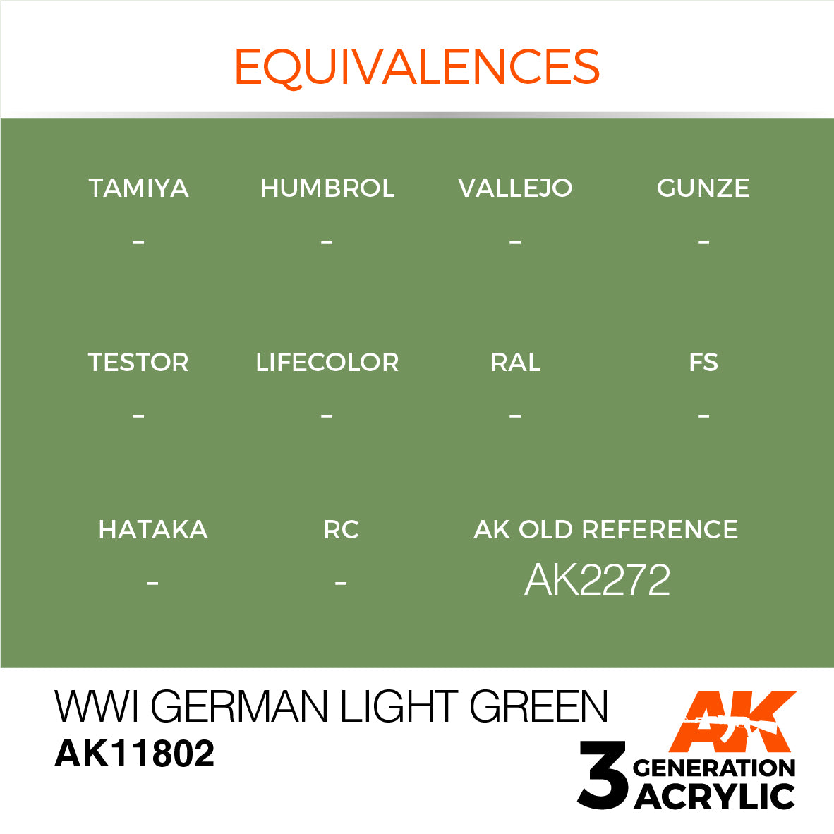 AK Interactive 3G Air - WWI German Light Green