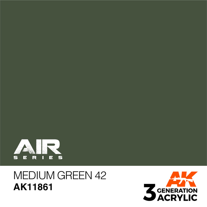 AK Interactive 3G Air - Medium Green 42