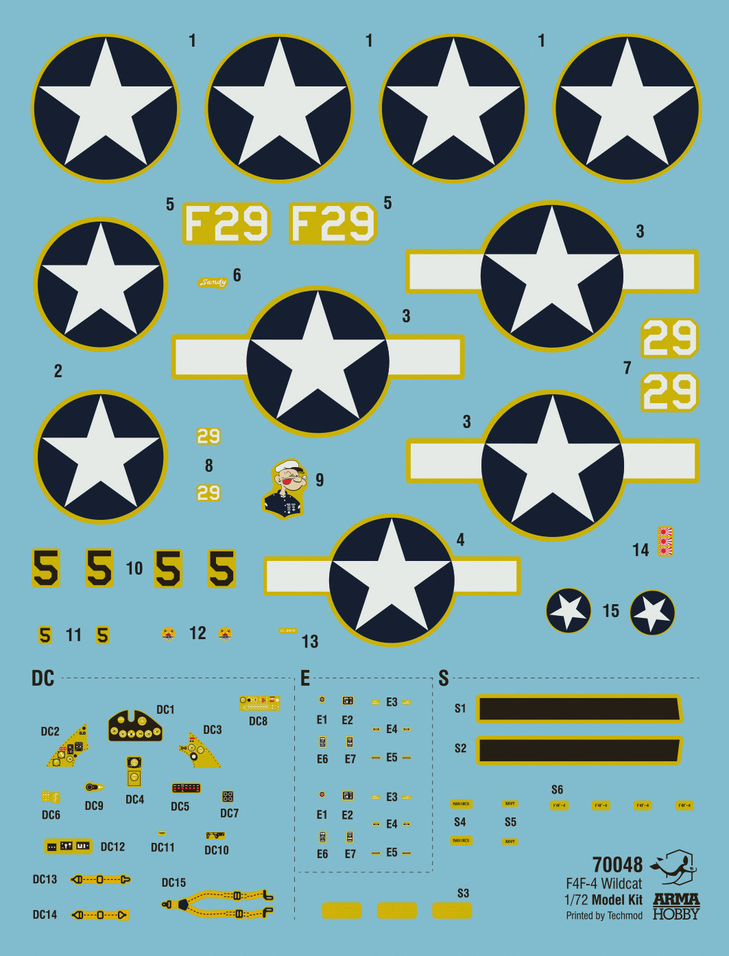 Arma Hobby 1/72 F4F-4 Wildcat Model Kit