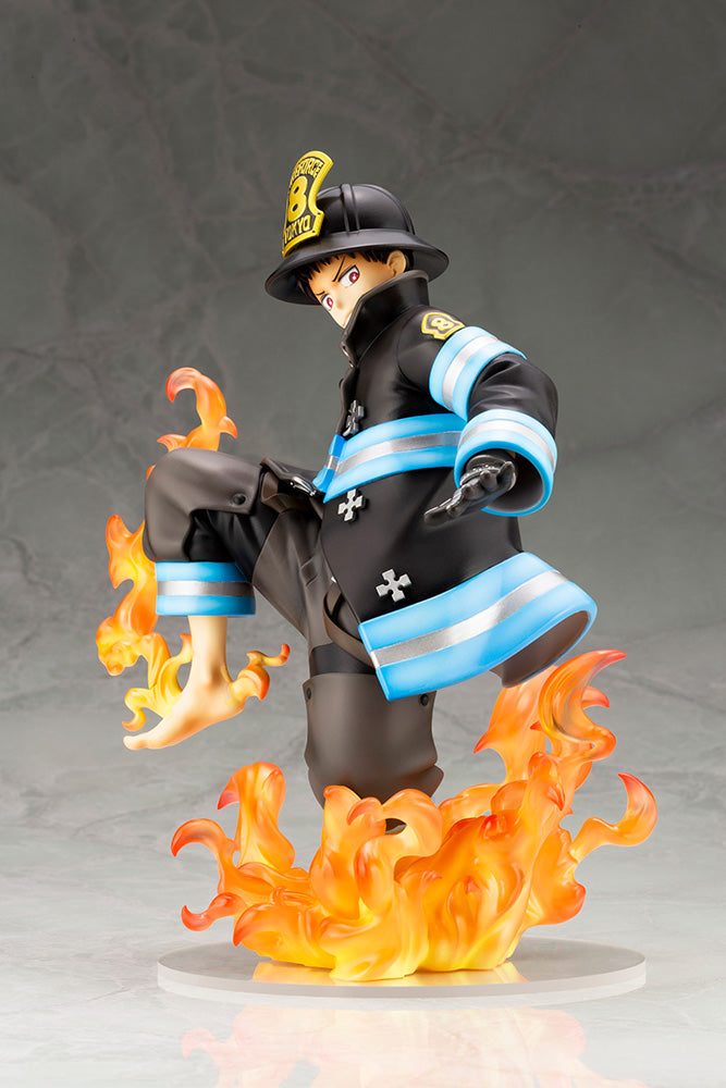 Kotobukiya 1/8 Artfx J Shinra Kusakabe Fire Force, Pre-painted PVC Statue