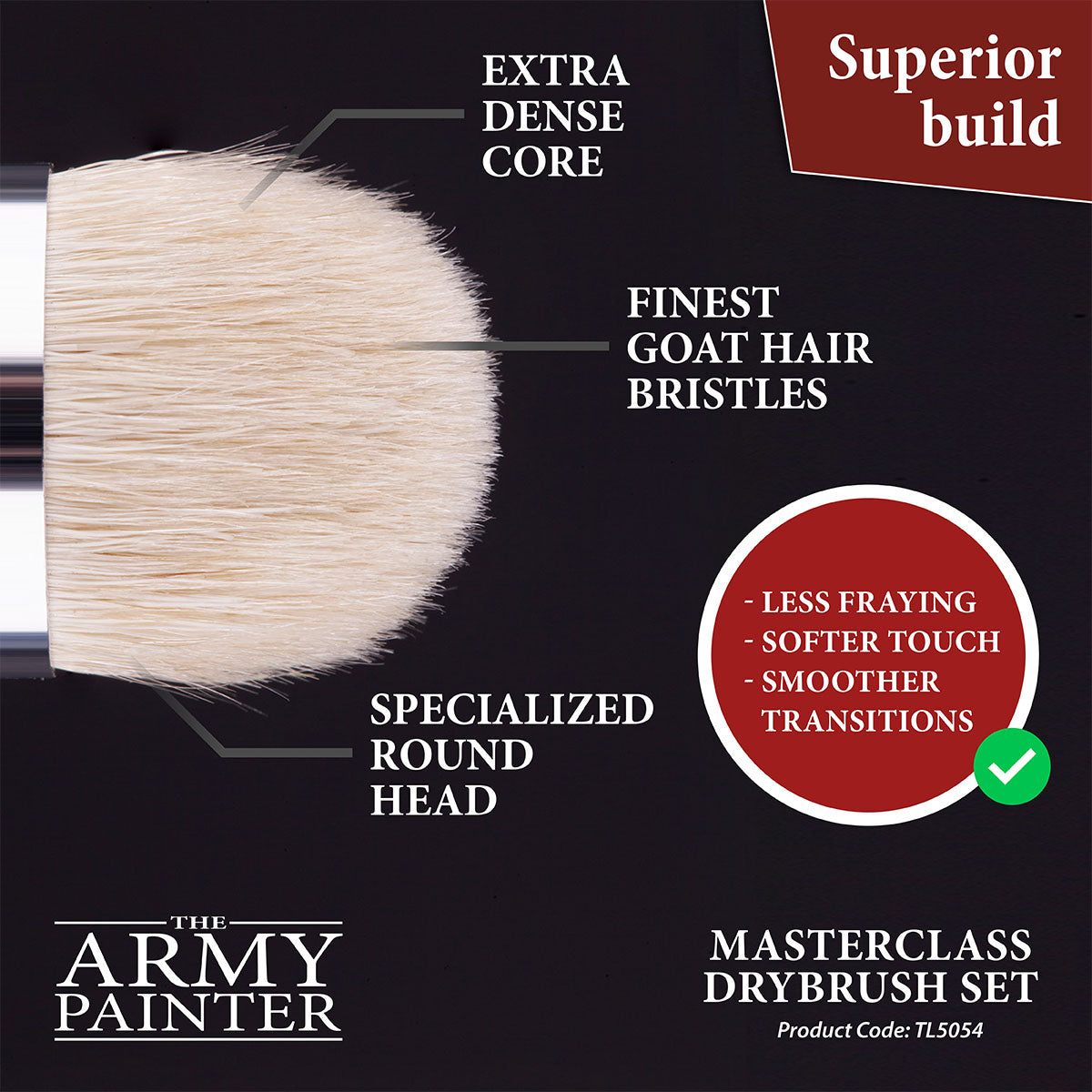 Army Painter Masterclass Dry brush Set, 3 pcs