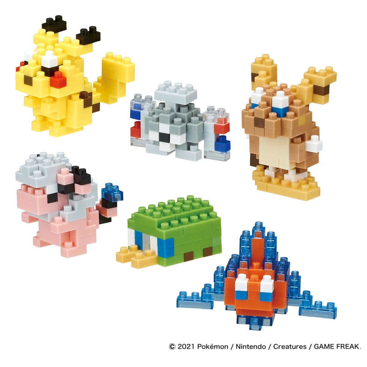 Nanoblock Mininano Series Pokemon Type Electric Set 1