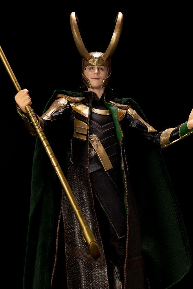 Kotobukiya 1/6 Marvel Avengers Movie Loki Artfx, Pre-Painted PVC Statue