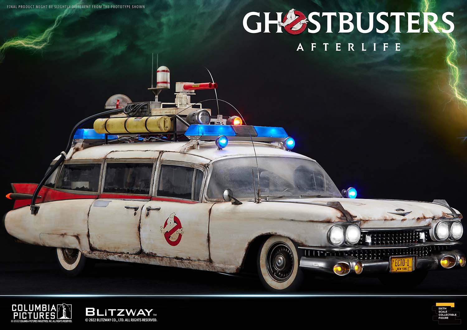 Blitzway 1/6 Scale Vehicle ECTO-1 "Ghostbusters: Afterlife"