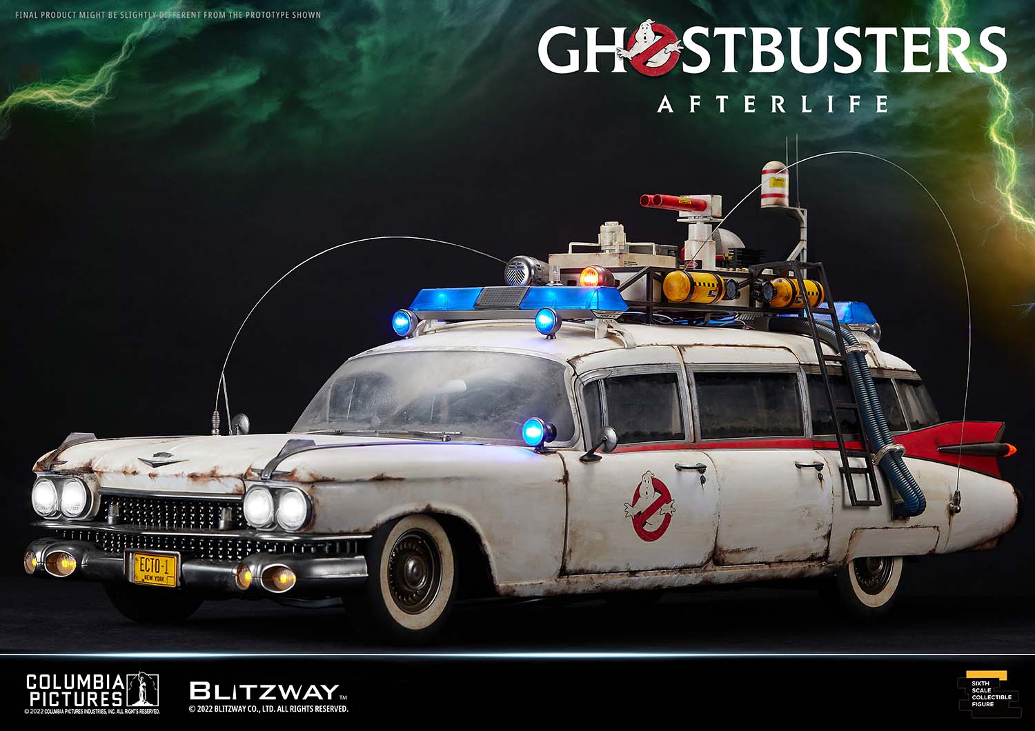 Blitzway 1/6 Scale Vehicle ECTO-1 "Ghostbusters: Afterlife"