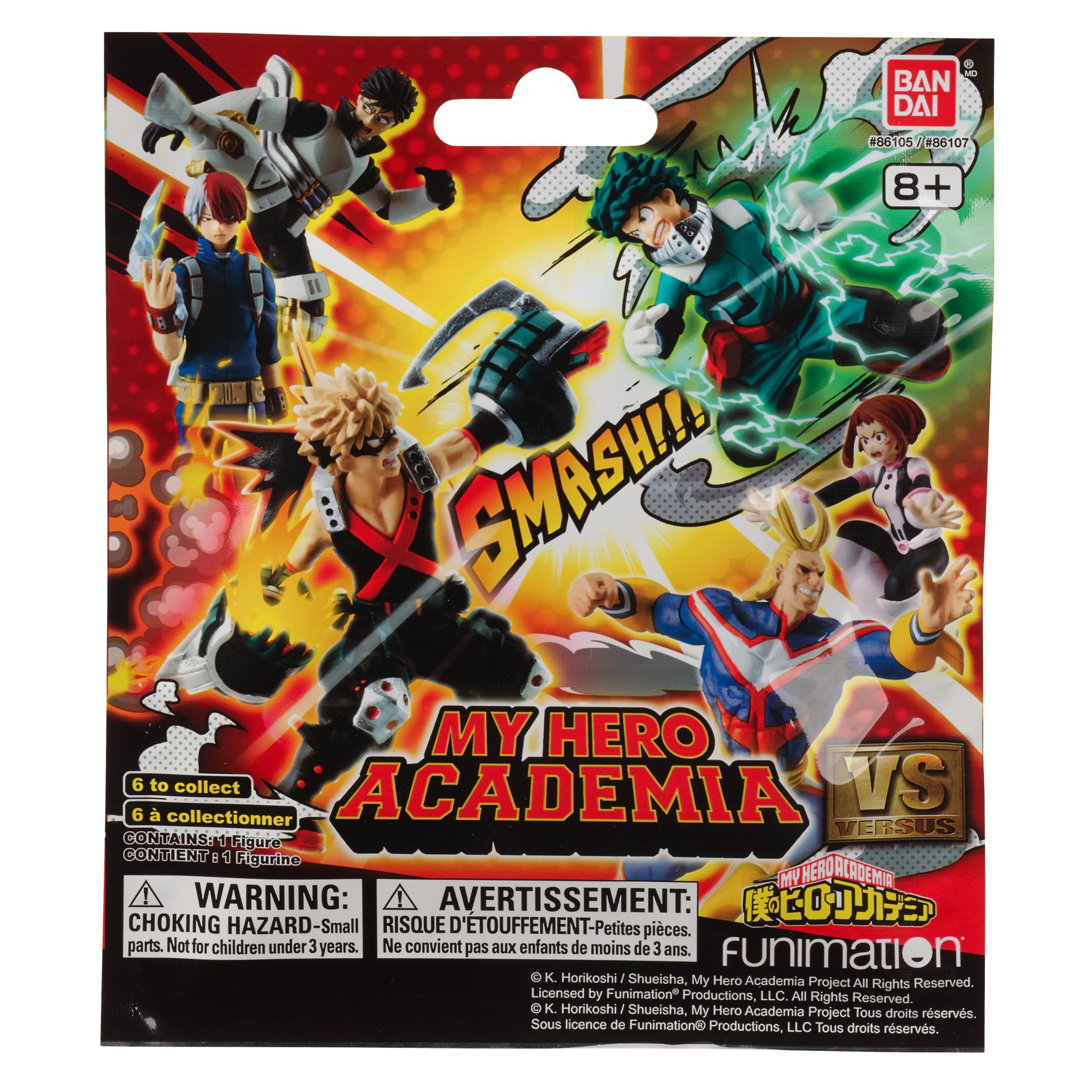 Bandai My Hero Academia Mini-Figure Blind Bag PDQ of 24 packs