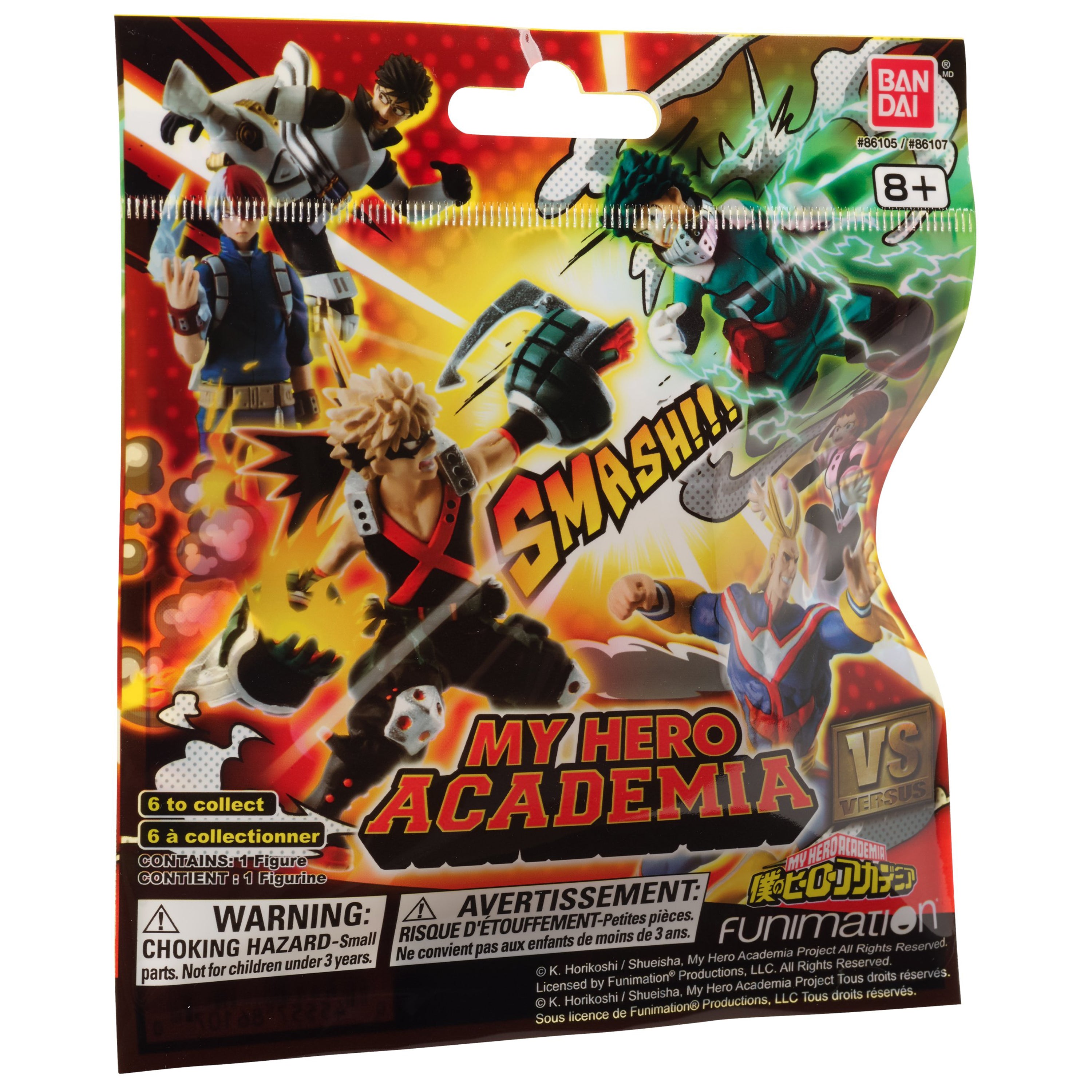 Bandai My Hero Academia Mini-Figure Blind Bag PDQ of 24 packs