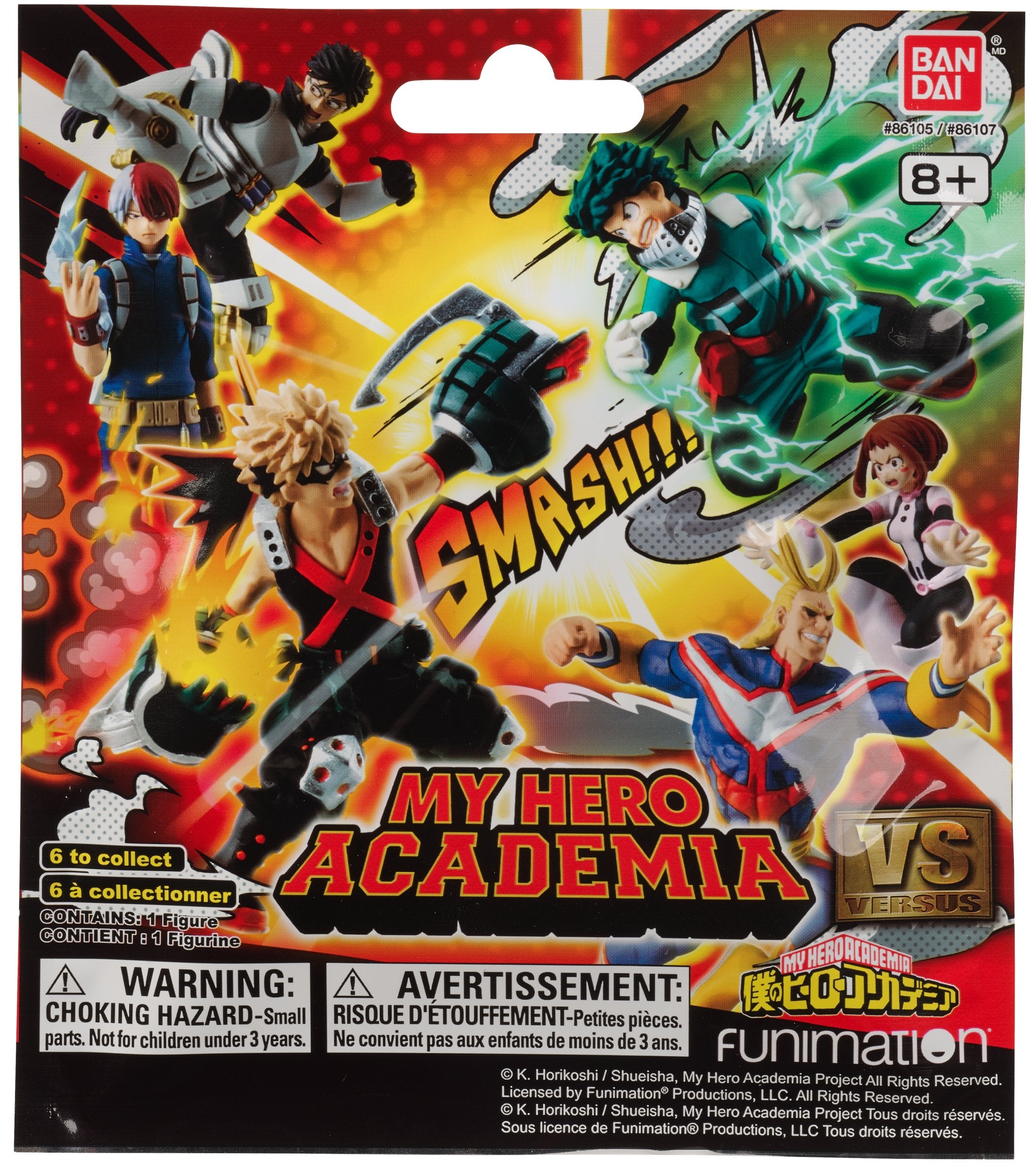 Bandai My Hero Academia Mini-Figure Blind Bag PDQ of 24 packs