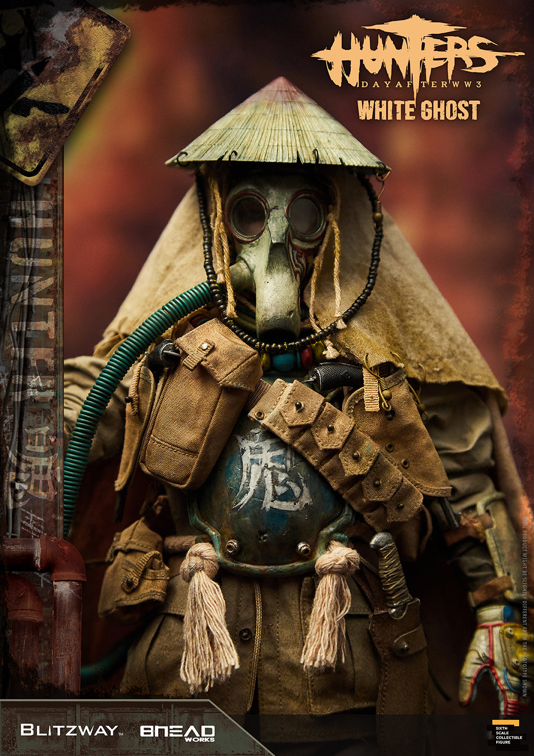 Blitzway 1/6 White Ghost "HUNTERS : Day After WWlll", Action Figure