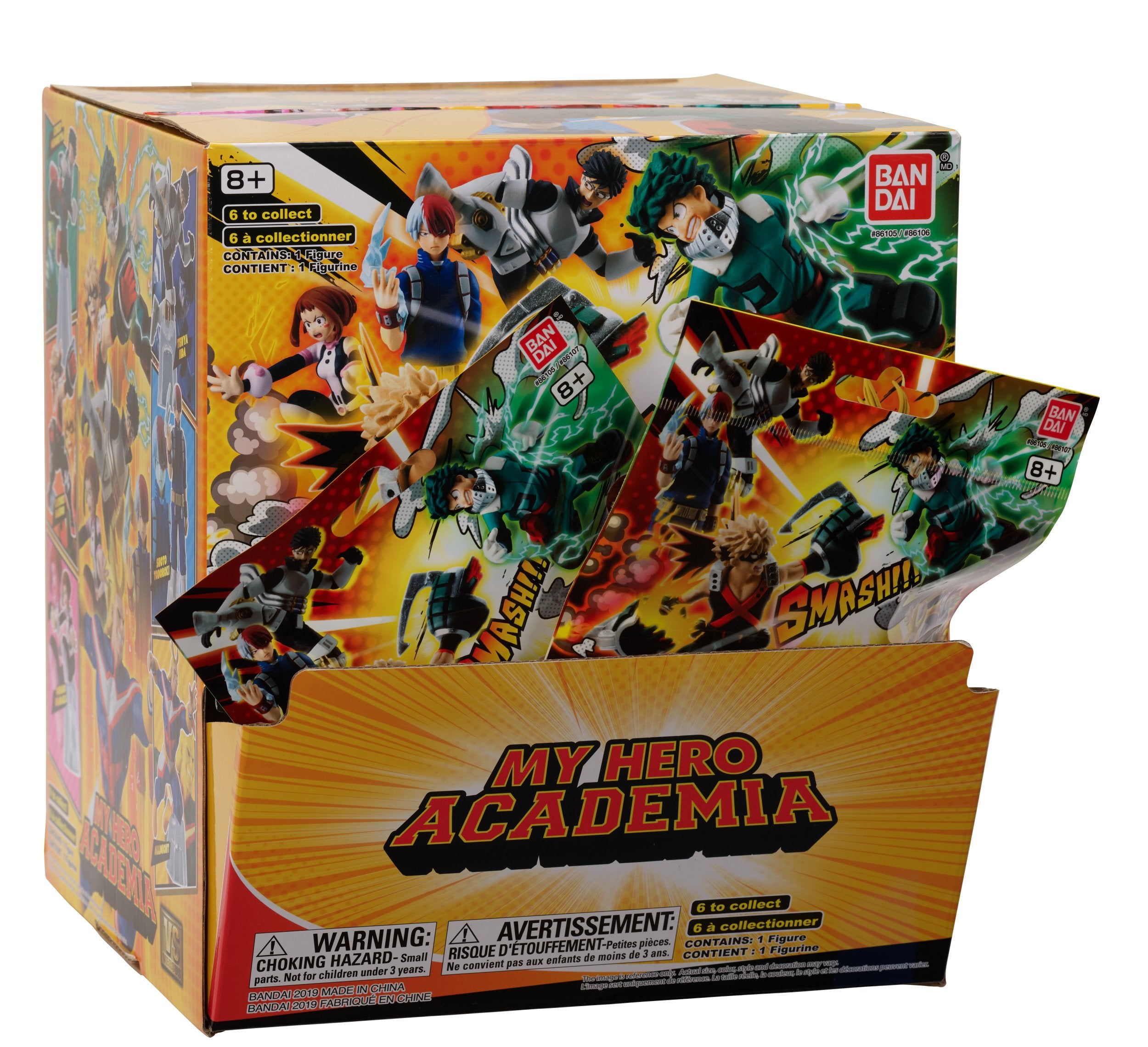 Bandai My Hero Academia Mini-Figure Blind Bag PDQ of 24 packs