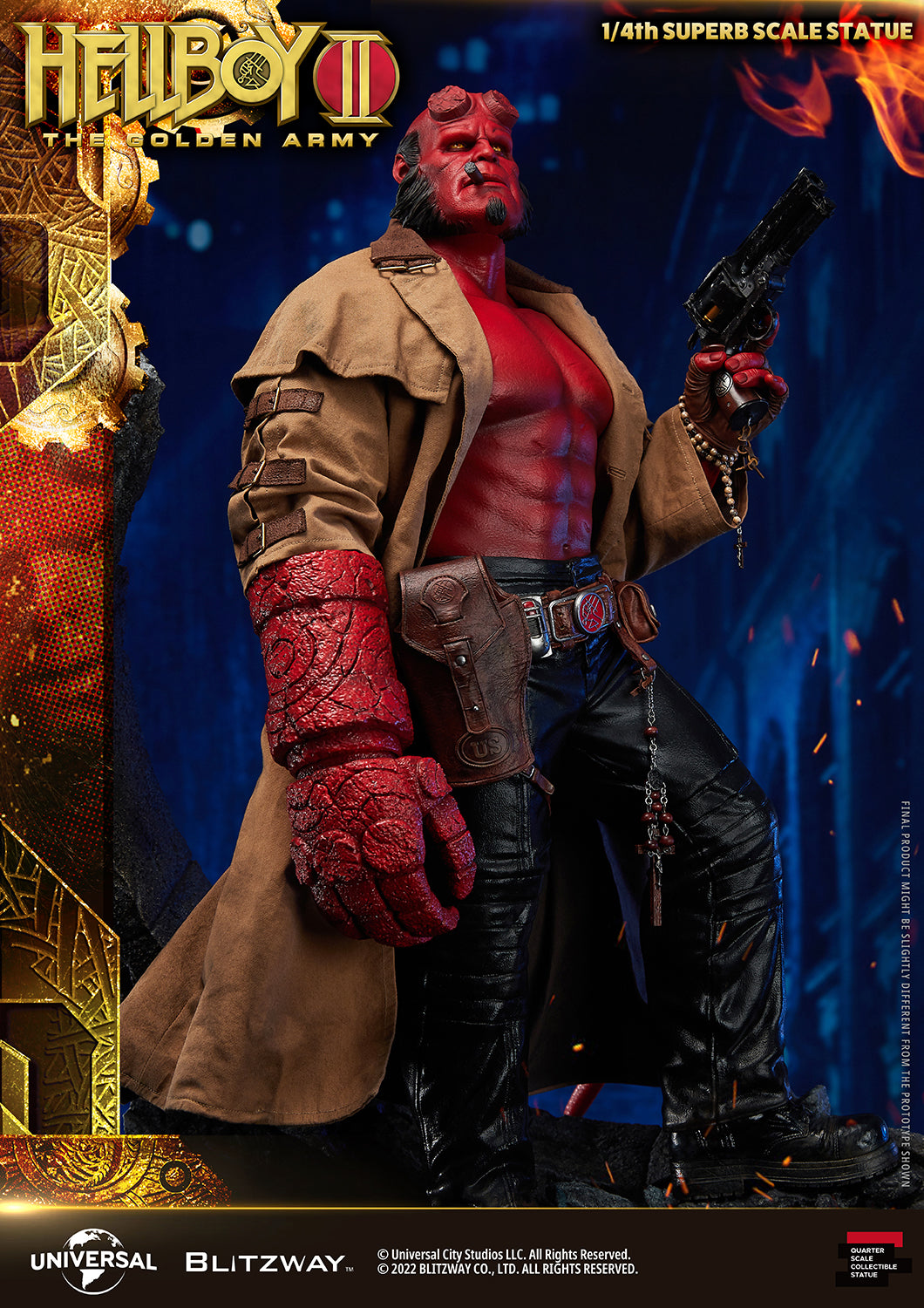 Blitzway 1/4 Superb Scale Statue "Hellboy II: The Golden Army"